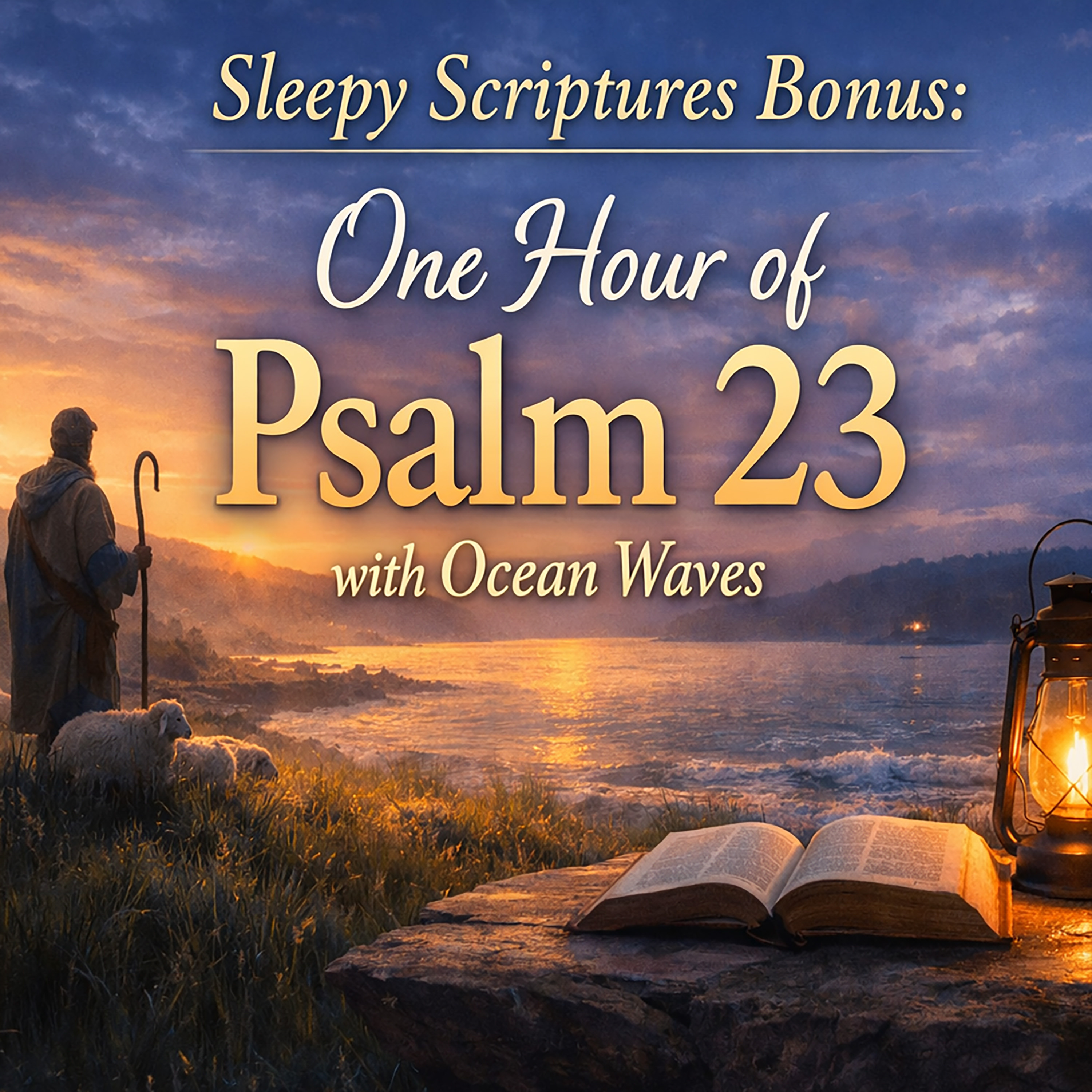 Fall Asleep to Psalm 23 | 1 Hour of Scripture and Ocean Waves