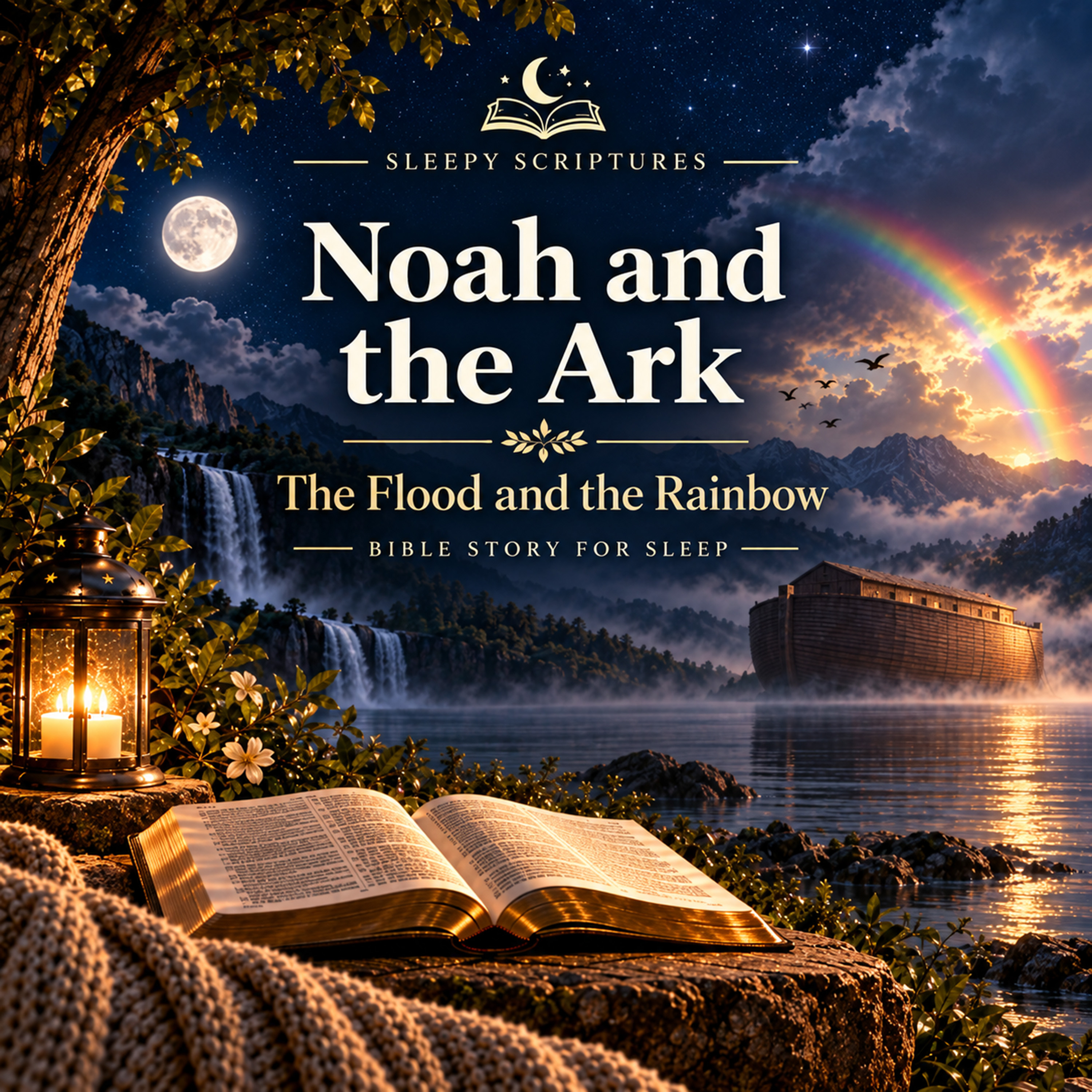Noah and the Ark — The Flood and the Rainbow | Bible Story for Sleep episode artwork