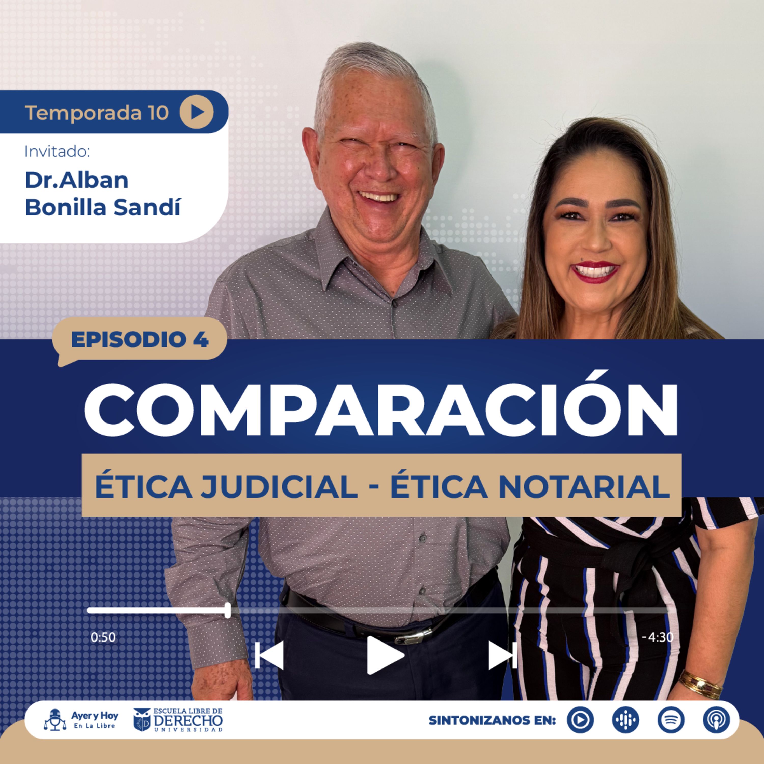 "Comparación Ética Judicial- Ética Notarial" con el Dr. Albán Bonilla Sandí