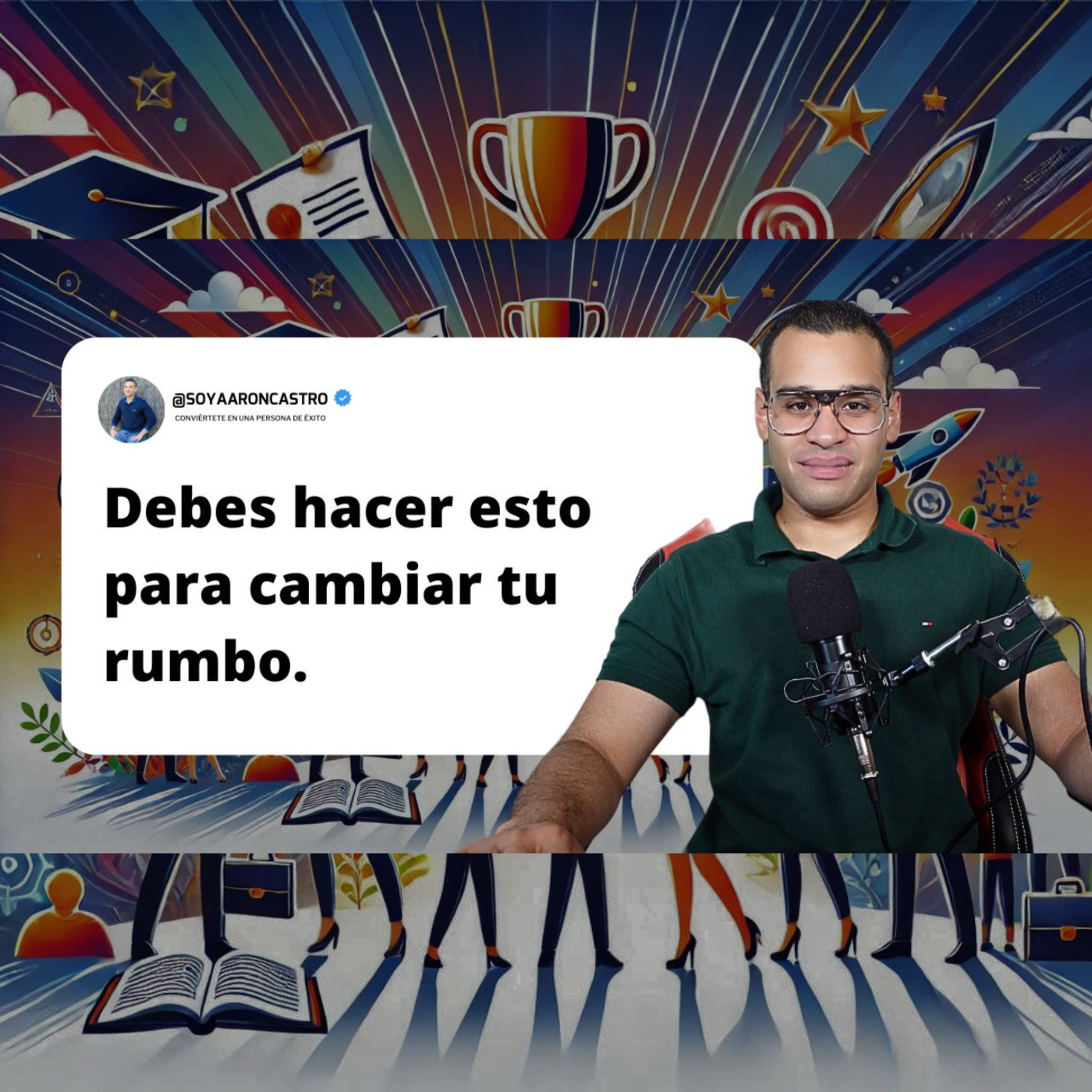 Portada de Aarón Castro - ENTRENA TU MENTALIDAD