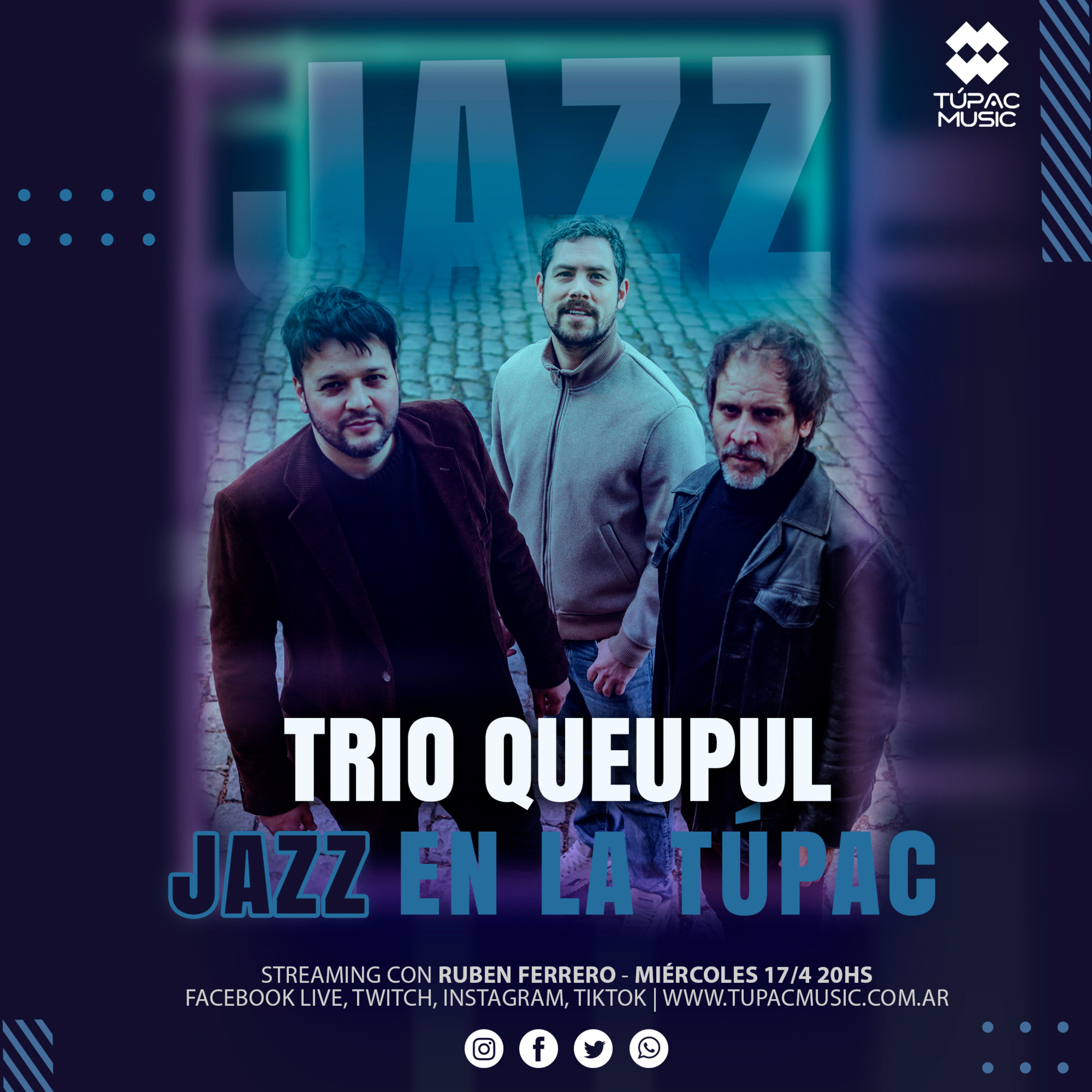 “Trío QUEUPUL " #tupacmusic #jazzenlatupac episode artwork