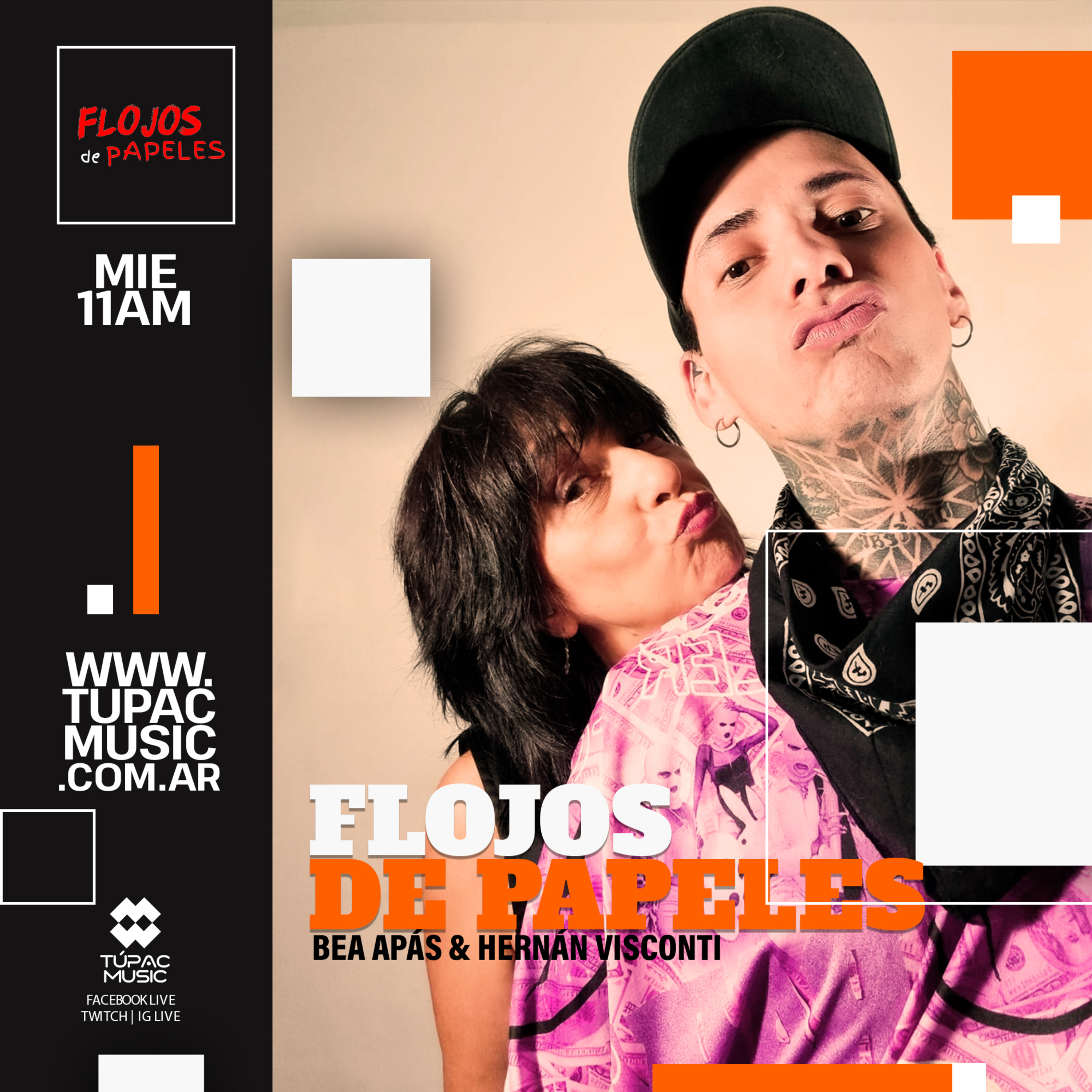 FLOJOS DE PAPELES #tupacmusic episode artwork