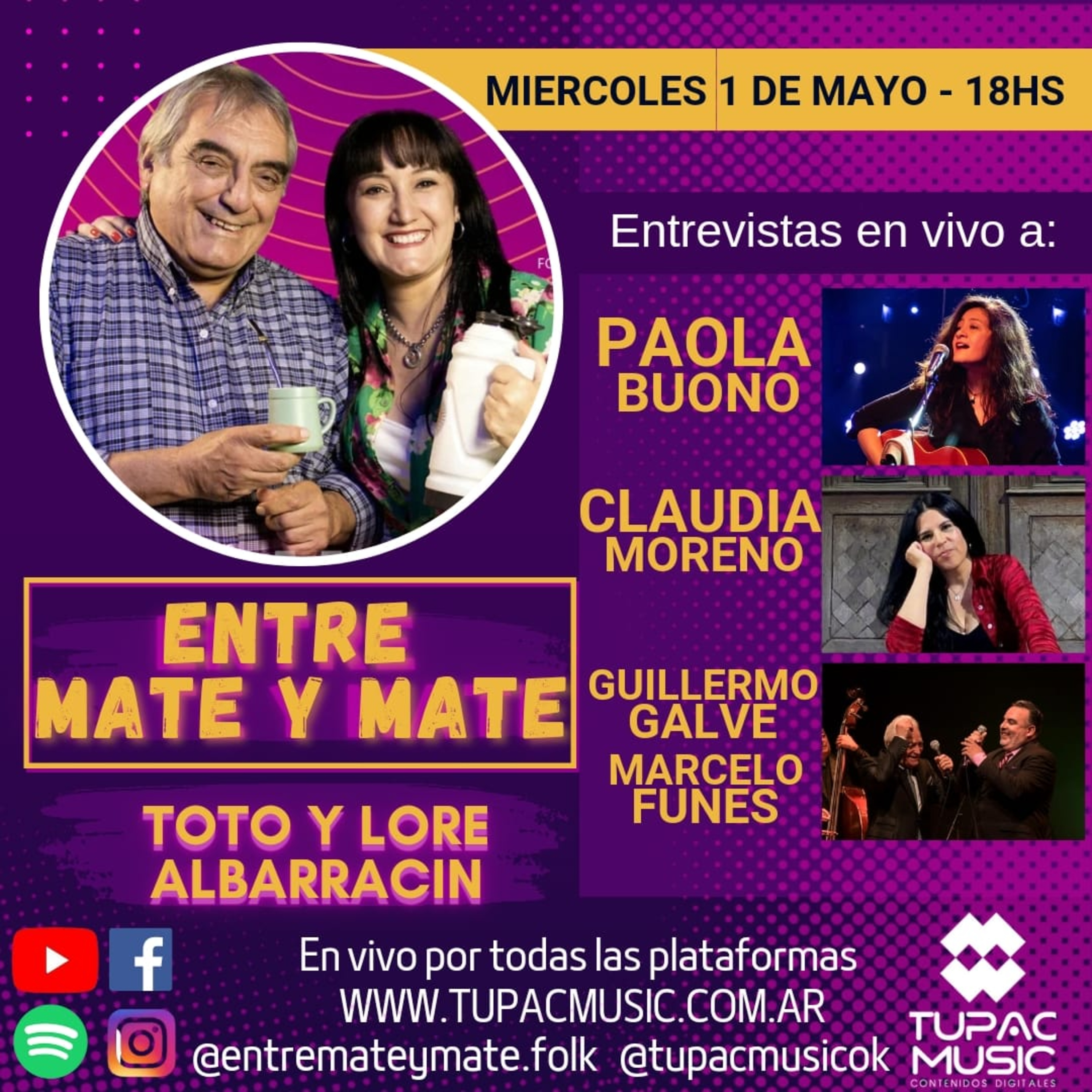 “FESTEJAMOS EL DÍA DEL TRABAJADOR” #tupacmusic #entremateymate episode artwork