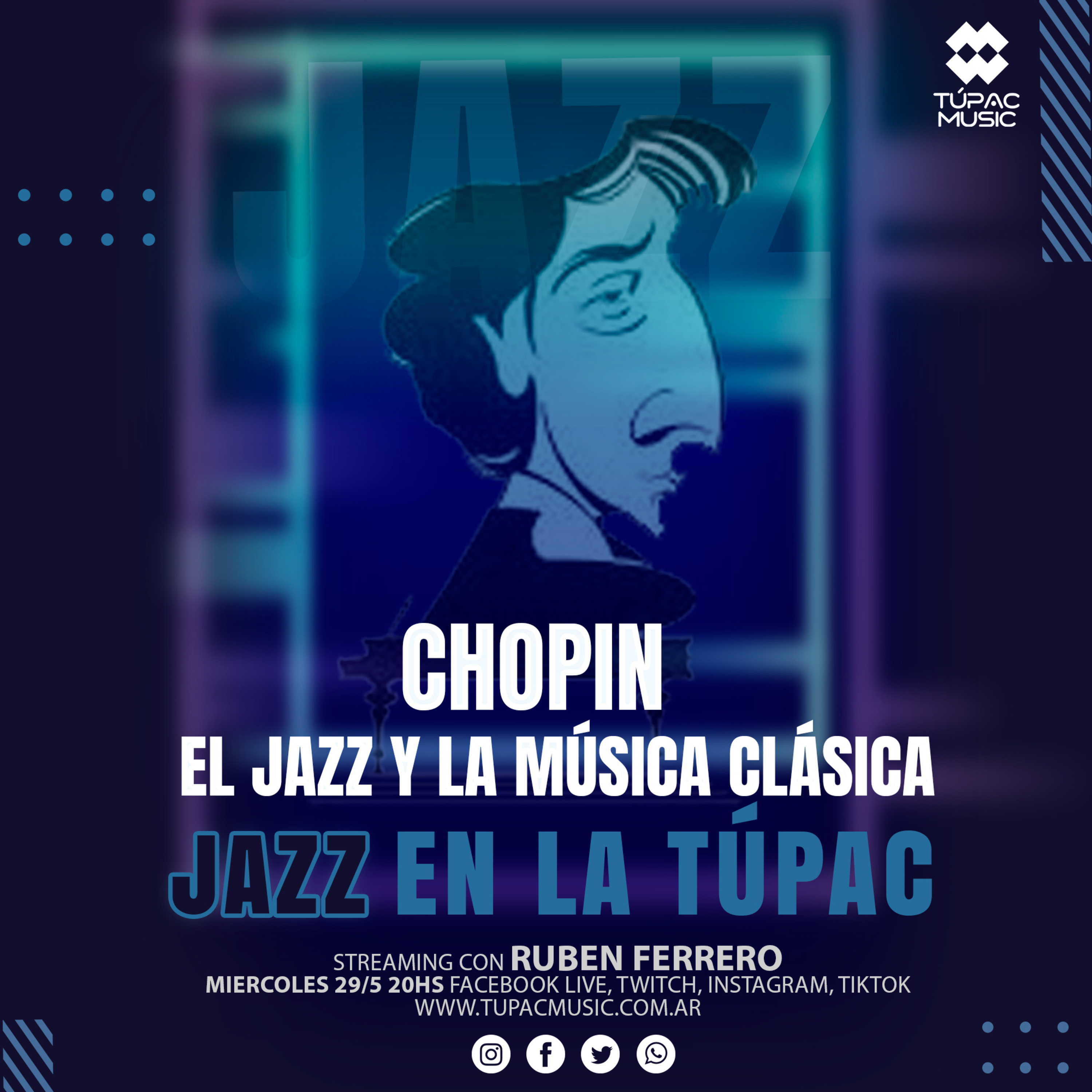 "CHOPIN: EL JAZZ Y LA MÚSICA CLÁSICA"  #tupacmusic #jazzenlatupac episode artwork