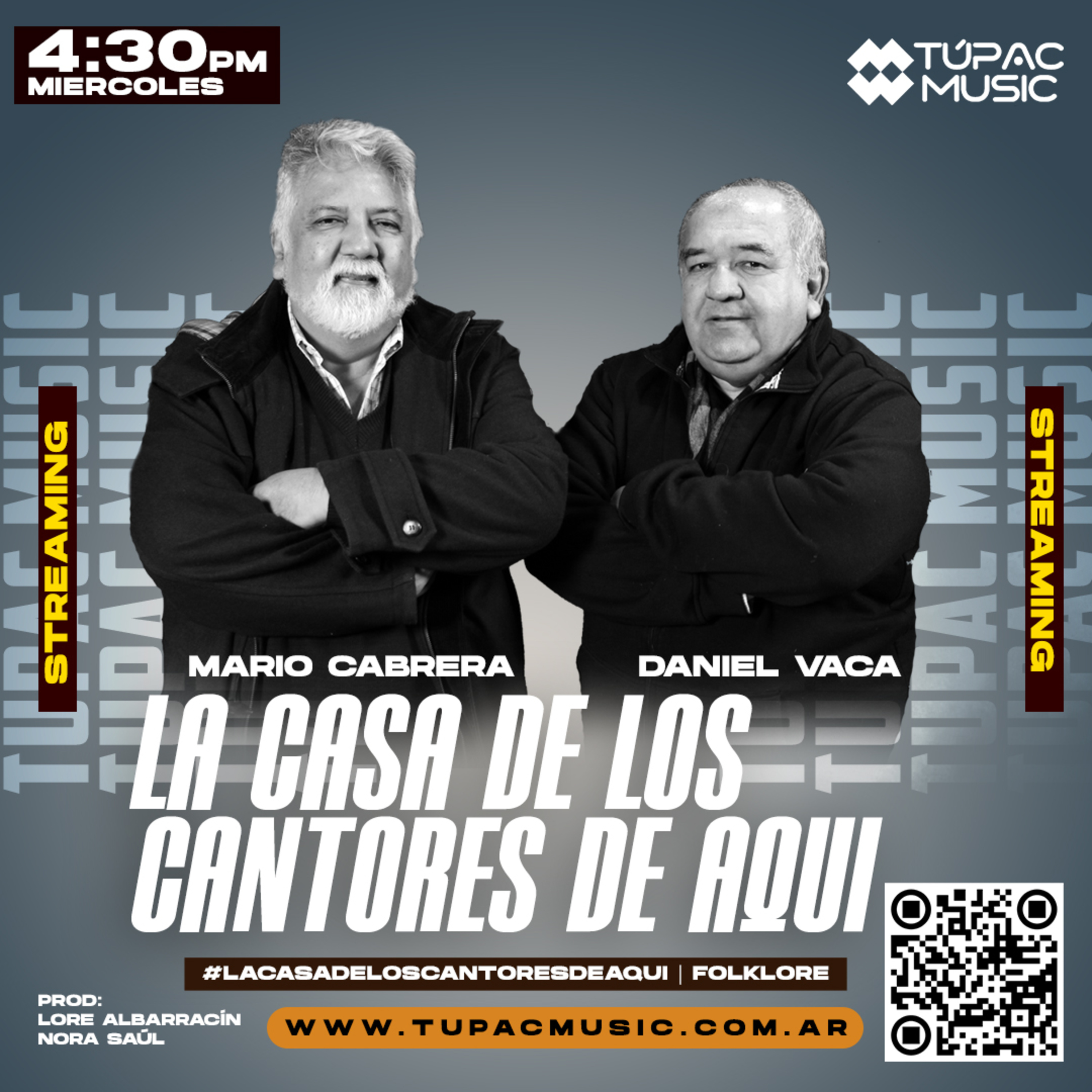 *"ROMA RAMIREZ Y LEANDRO LOVATO CON LOS CANTORES DE AQUÍ"* #tupacmusic #lacasadeloscantoresdeaqui episode artwork