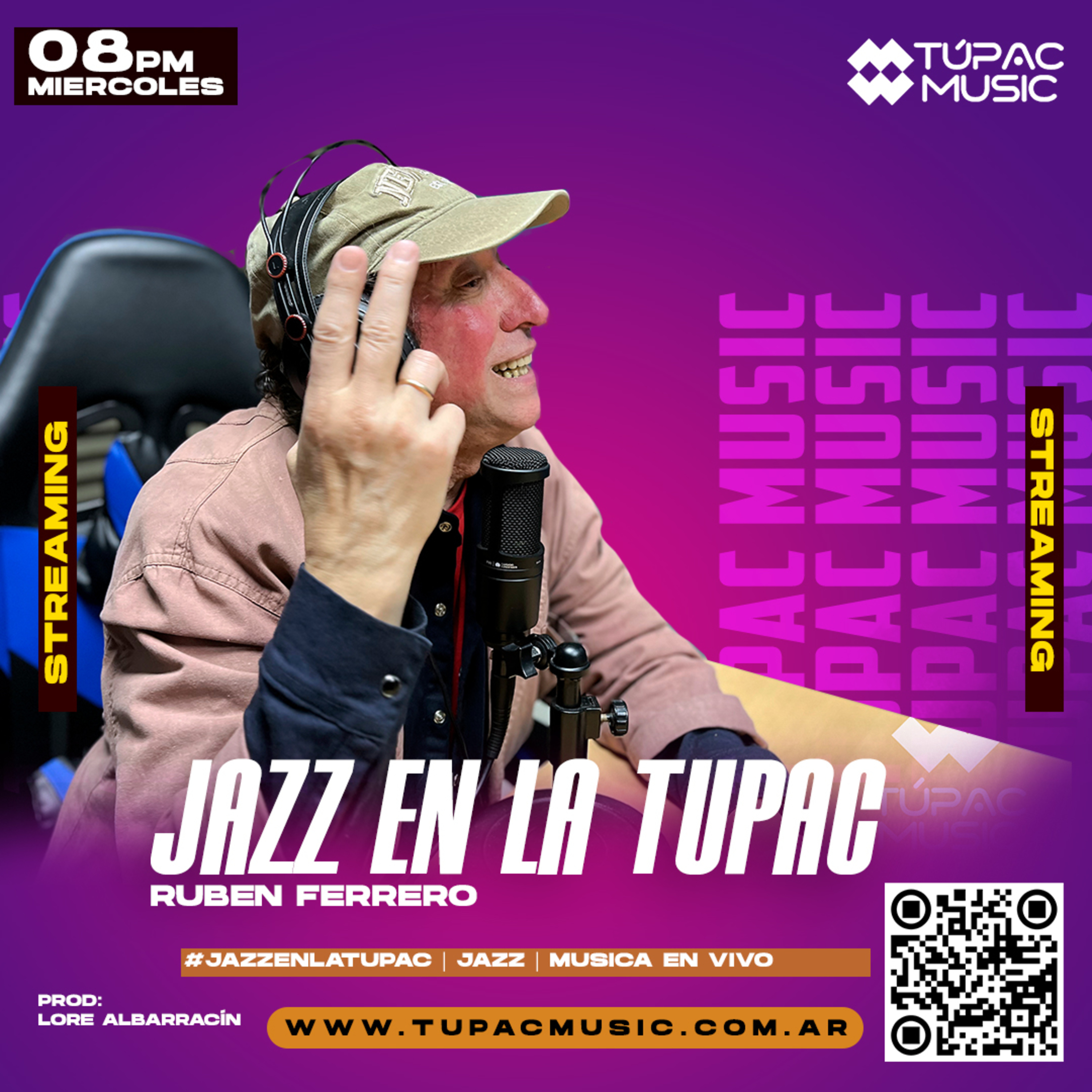 DRUMS AL ESTILO MARCELO FERNÁNDEZ #tupacmusic #jazzenlatupac episode artwork