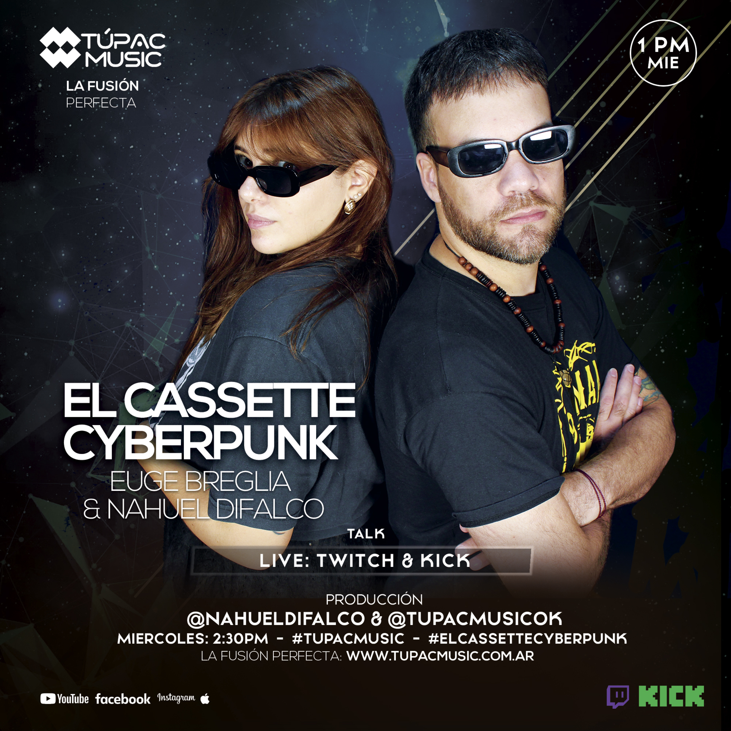 El Cassette cyberpunk #tupacmusic episode artwork