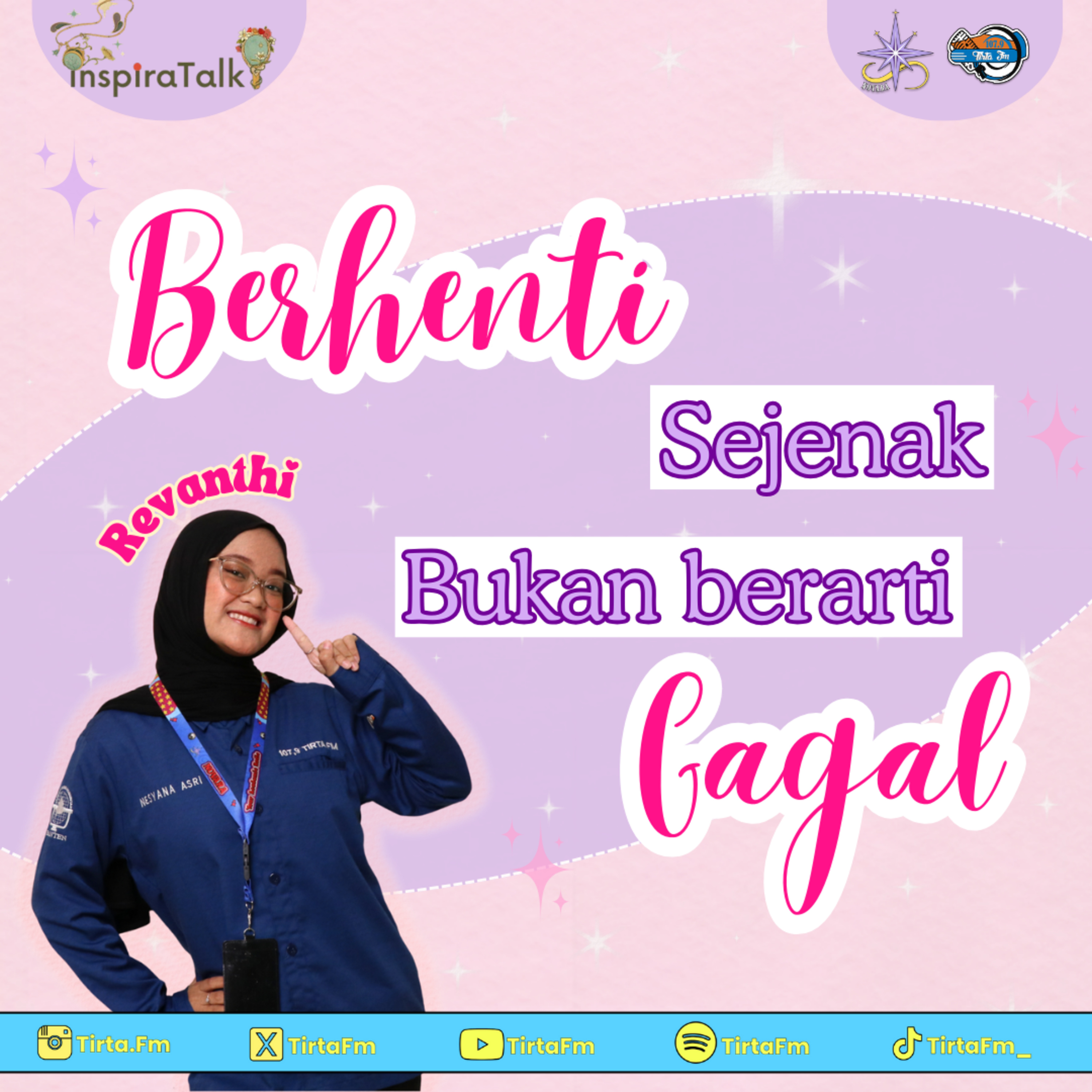 Inspiratalk #9 | Kalau Capek Apa Boleh Istirahat Tanpa Dianggap Gagal?😪🙇