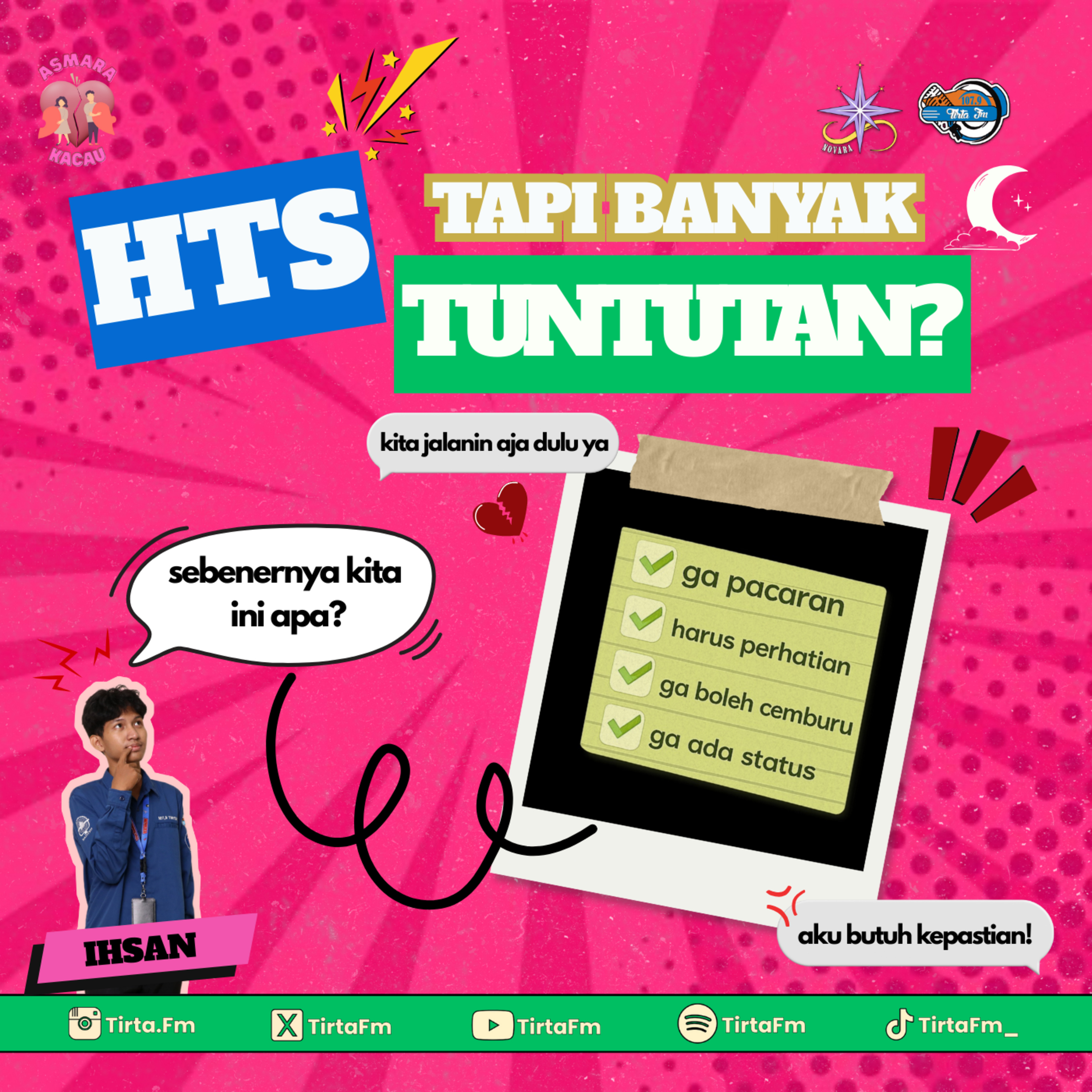 Asmara Kacau #20 | HTS: Tanpa Status, Tapi Banyak Tuntutan🤷‍♂️🤷‍♀️