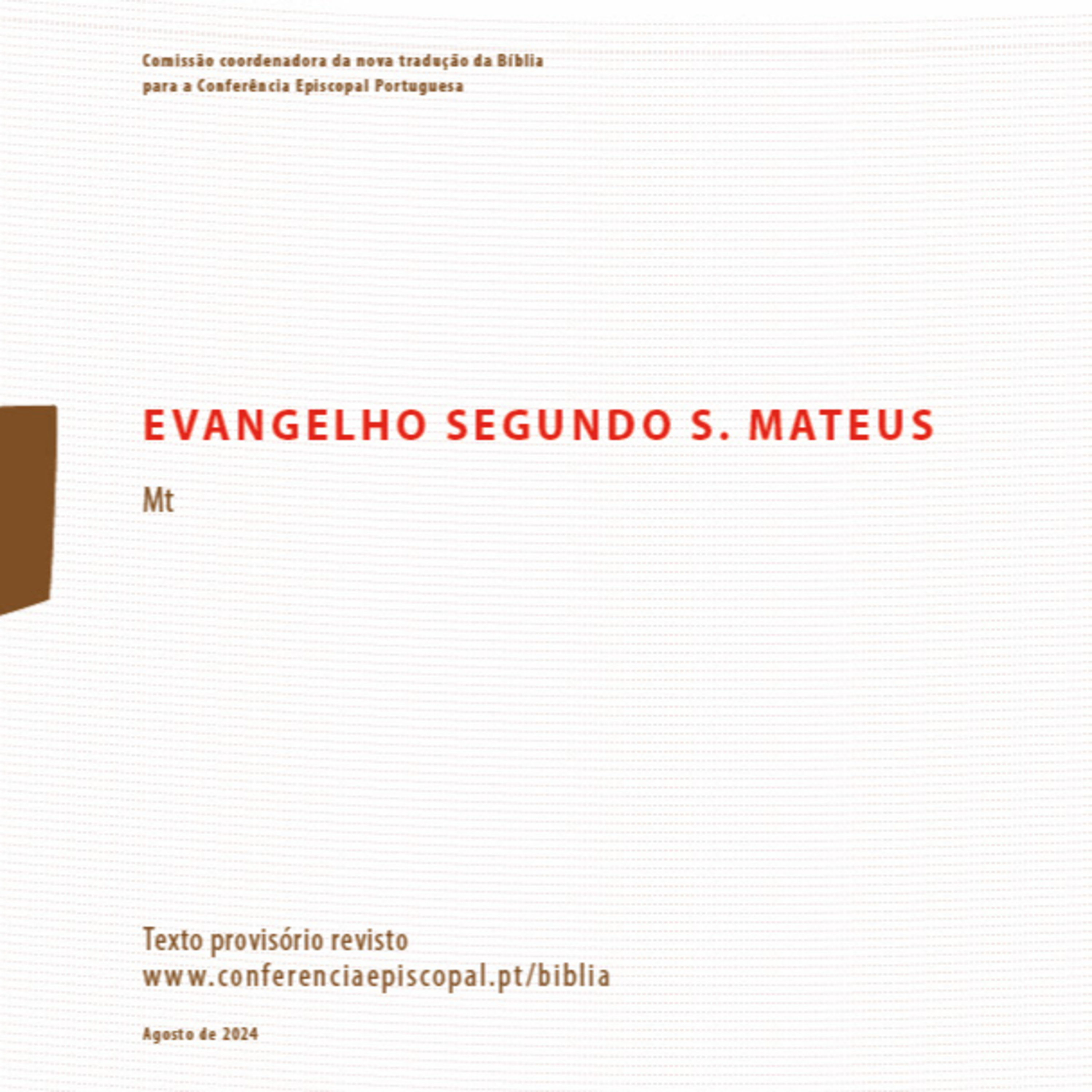 O Evangelho de Mateus - Emissão 11-08-2024 episode artwork