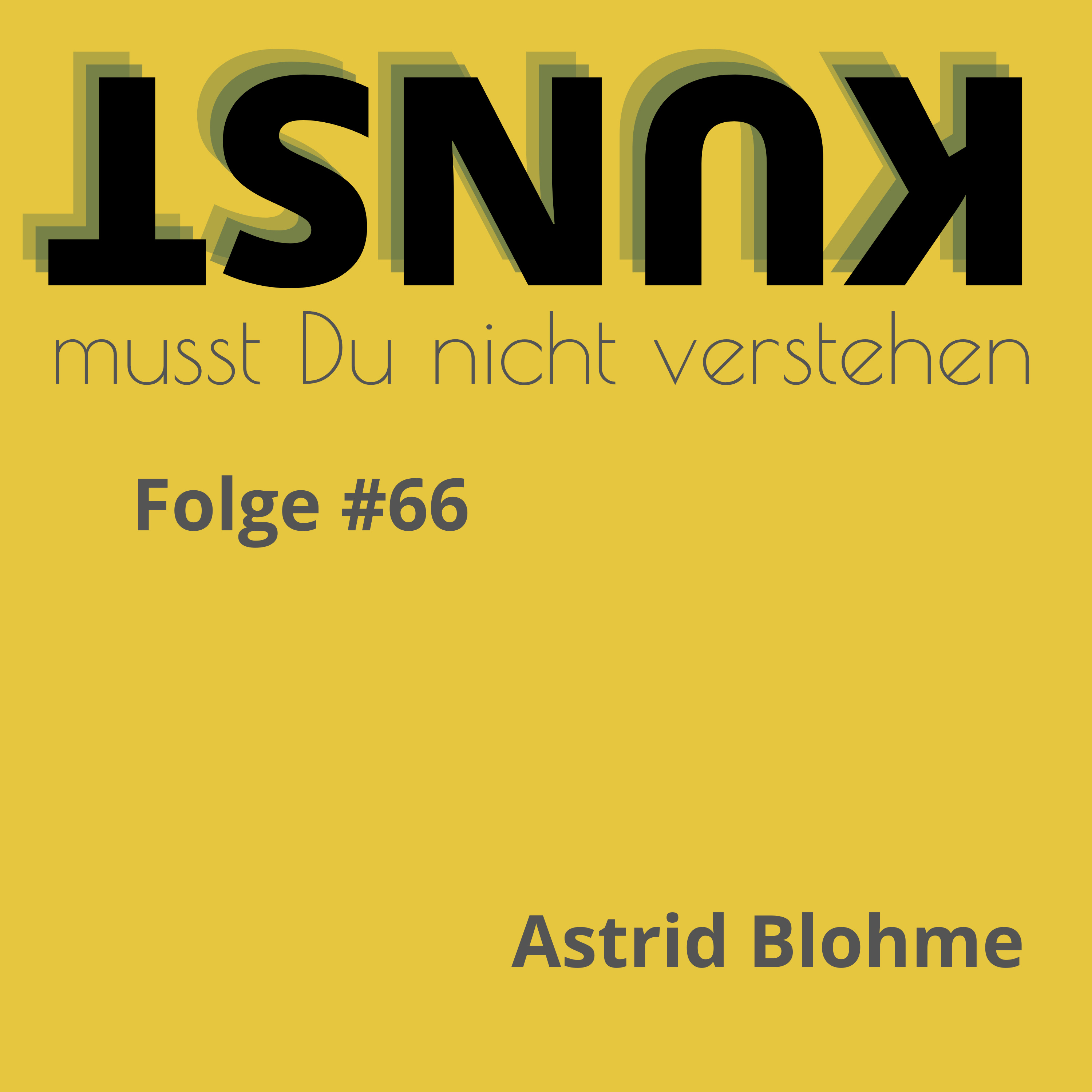 Kunst musst Du nicht verstehen