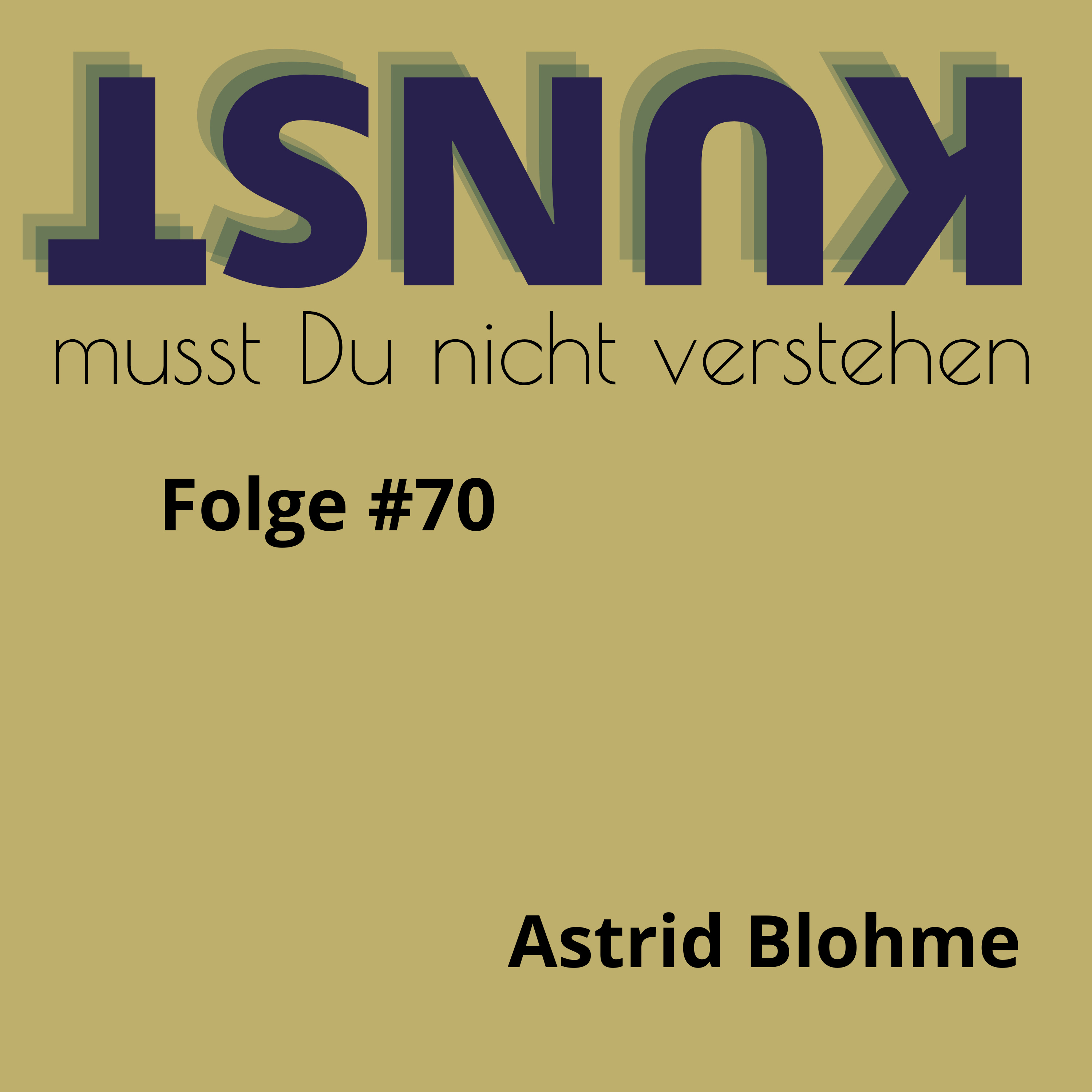 Kunst musst Du nicht verstehen
