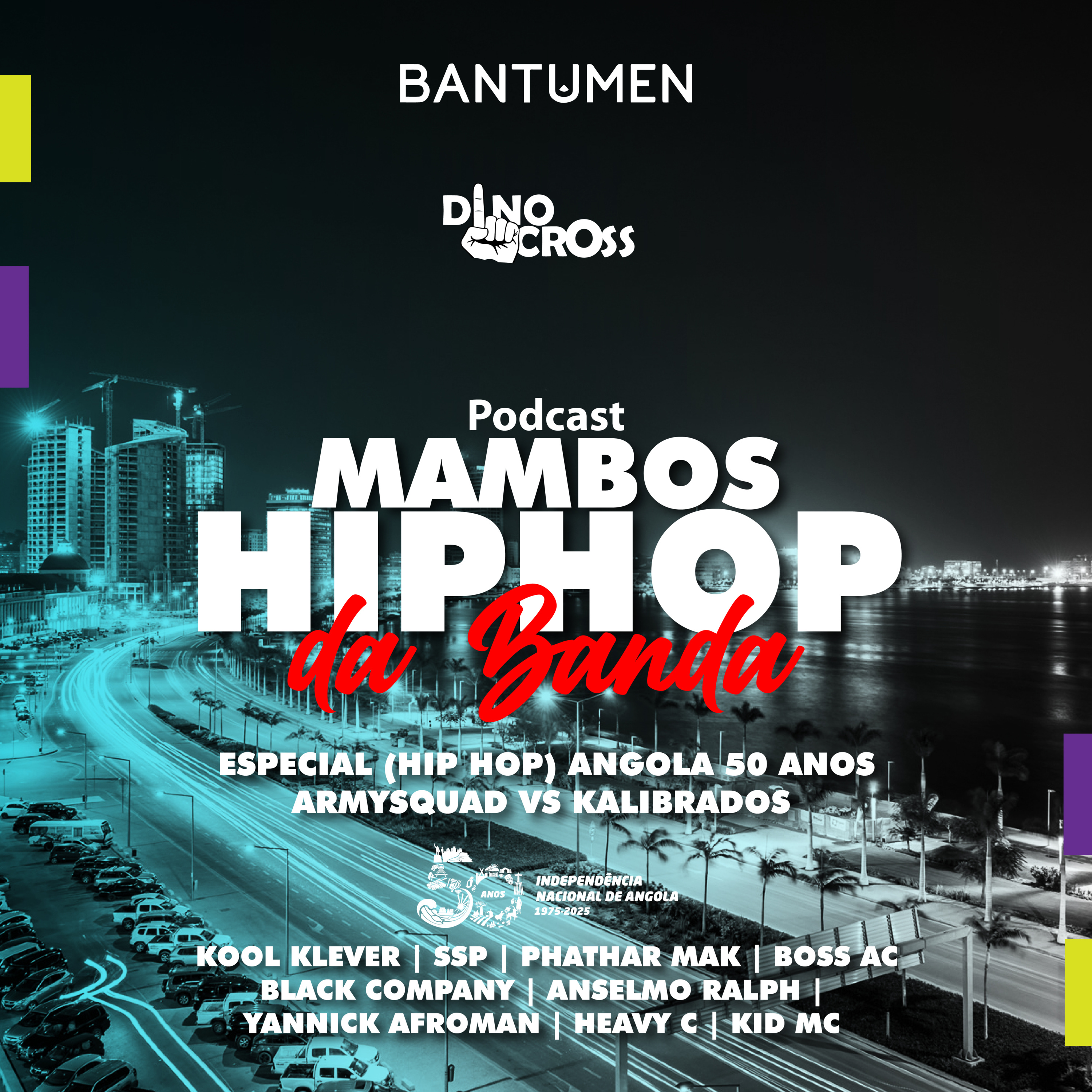 ESPECIAL hip hop Angola 50 anos - KALIBRADOS VS ARMY