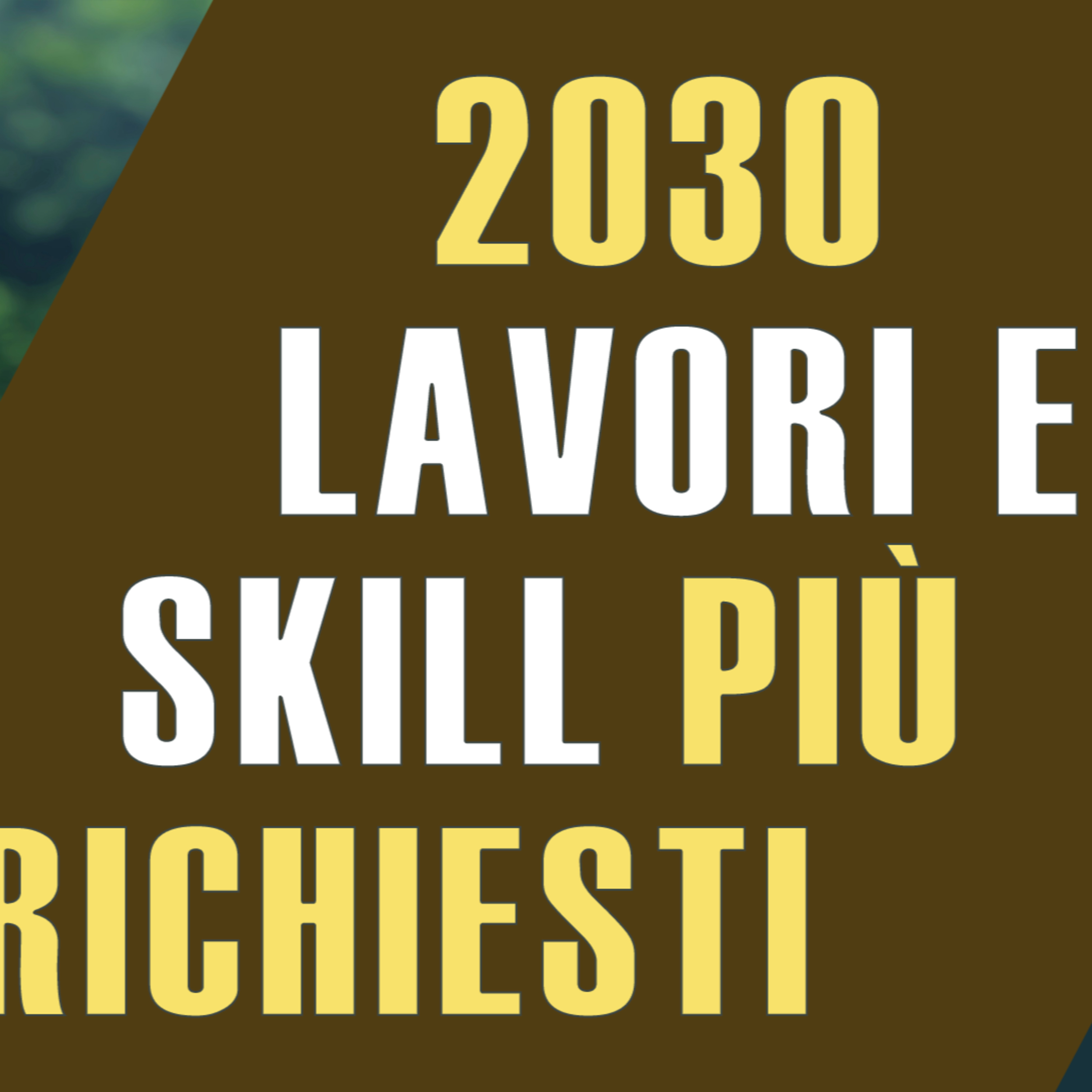 Lavori più richiesti in futuro e skill più importanti episode artwork