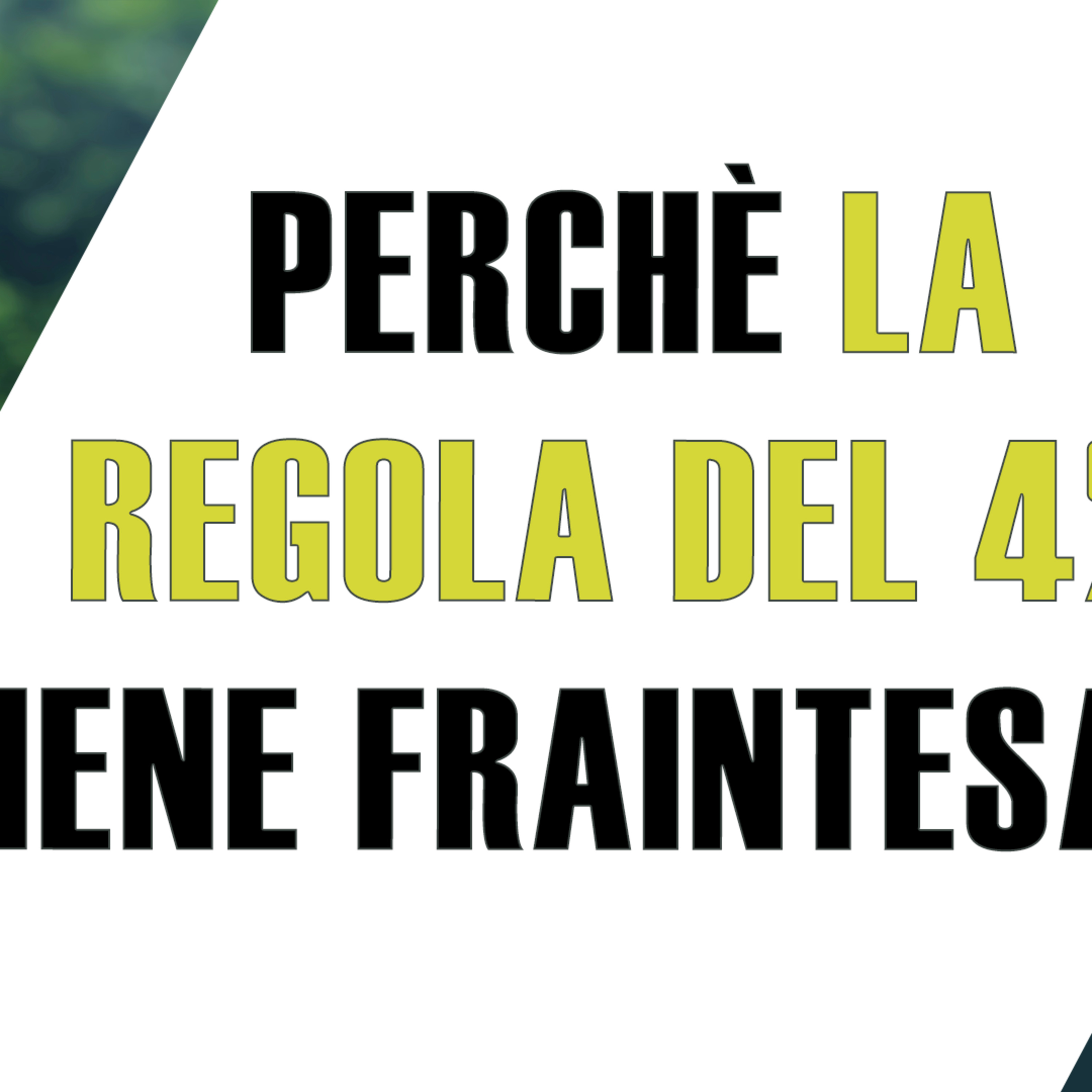 Parlano per sentito dire, ma non hanno mai letto William Bengen
