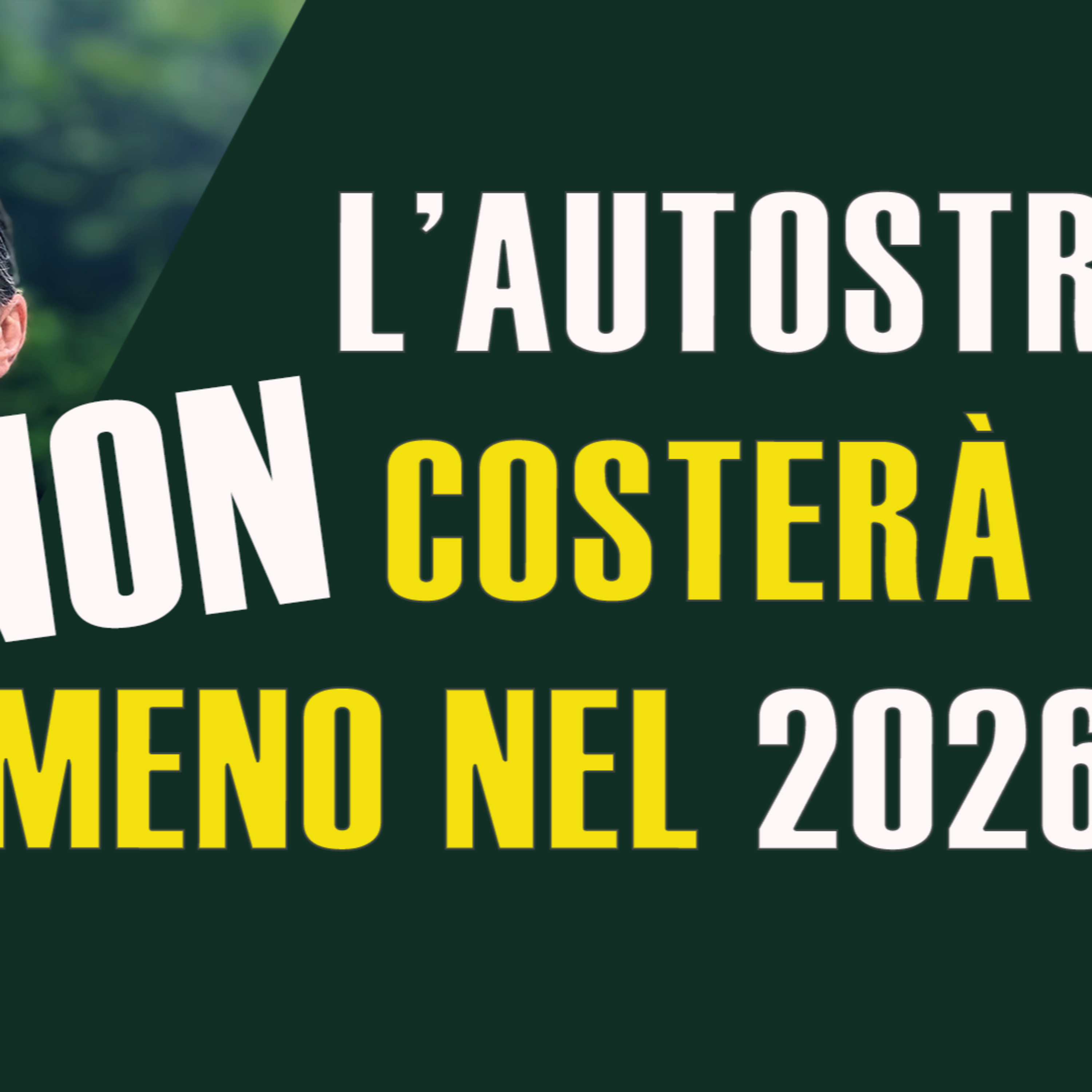 È una balla che l'autostrada costerà meno e pagheremo anche una multa all'UE