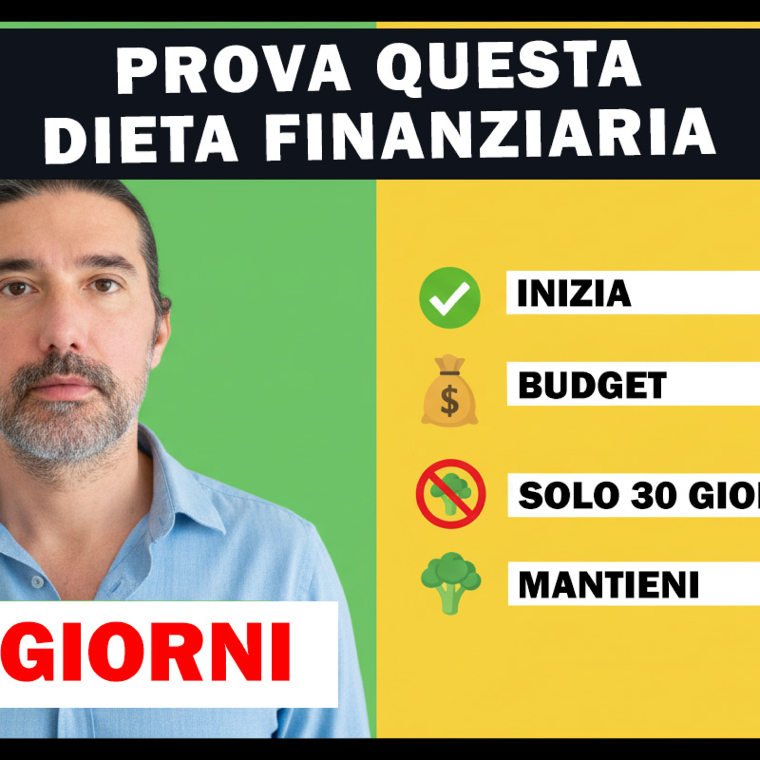 Prova per 30 giorni questa dieta finanziaria