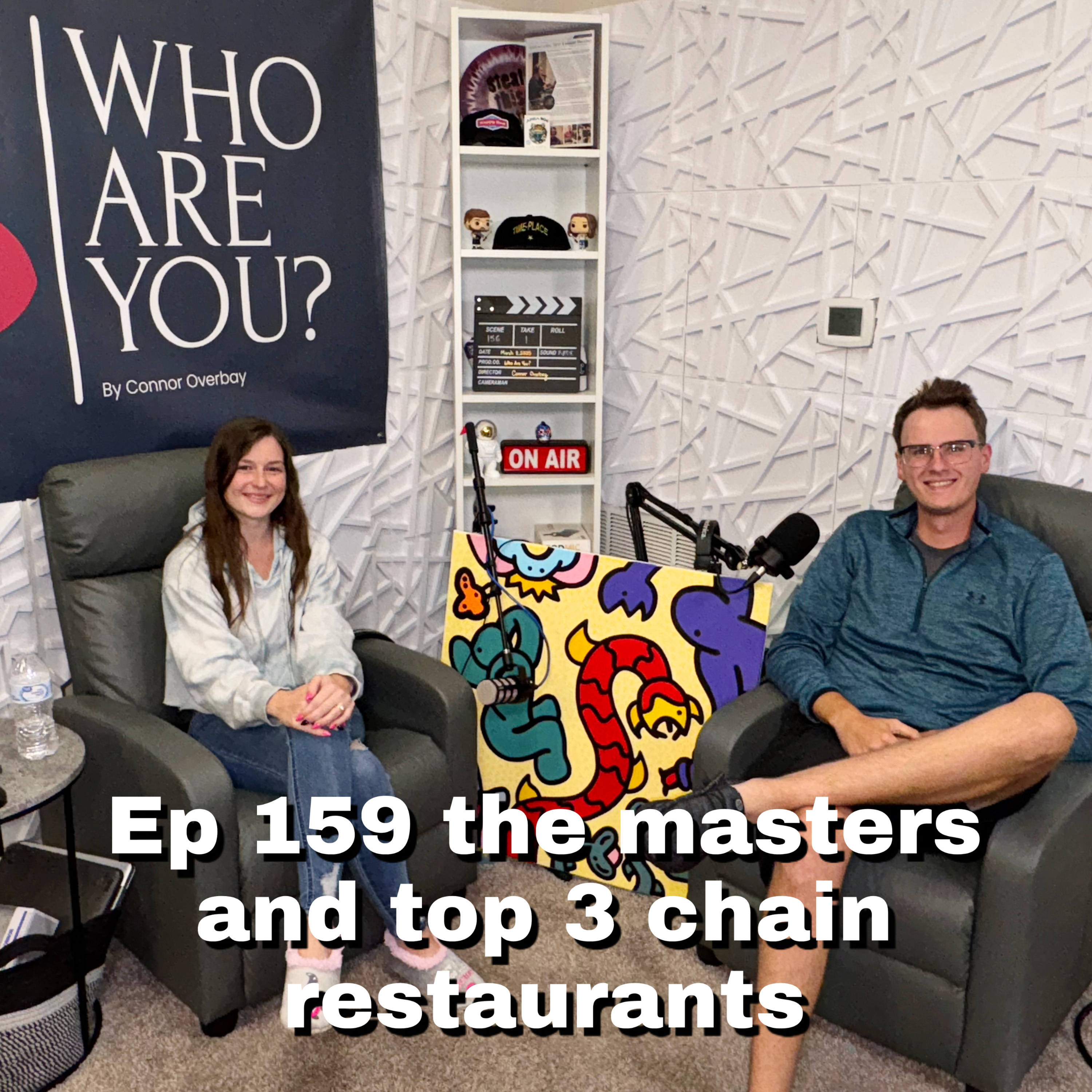 Episode 159- Top 3 chain restaurants, crazy Masters facts, would you rathers and more episode artwork