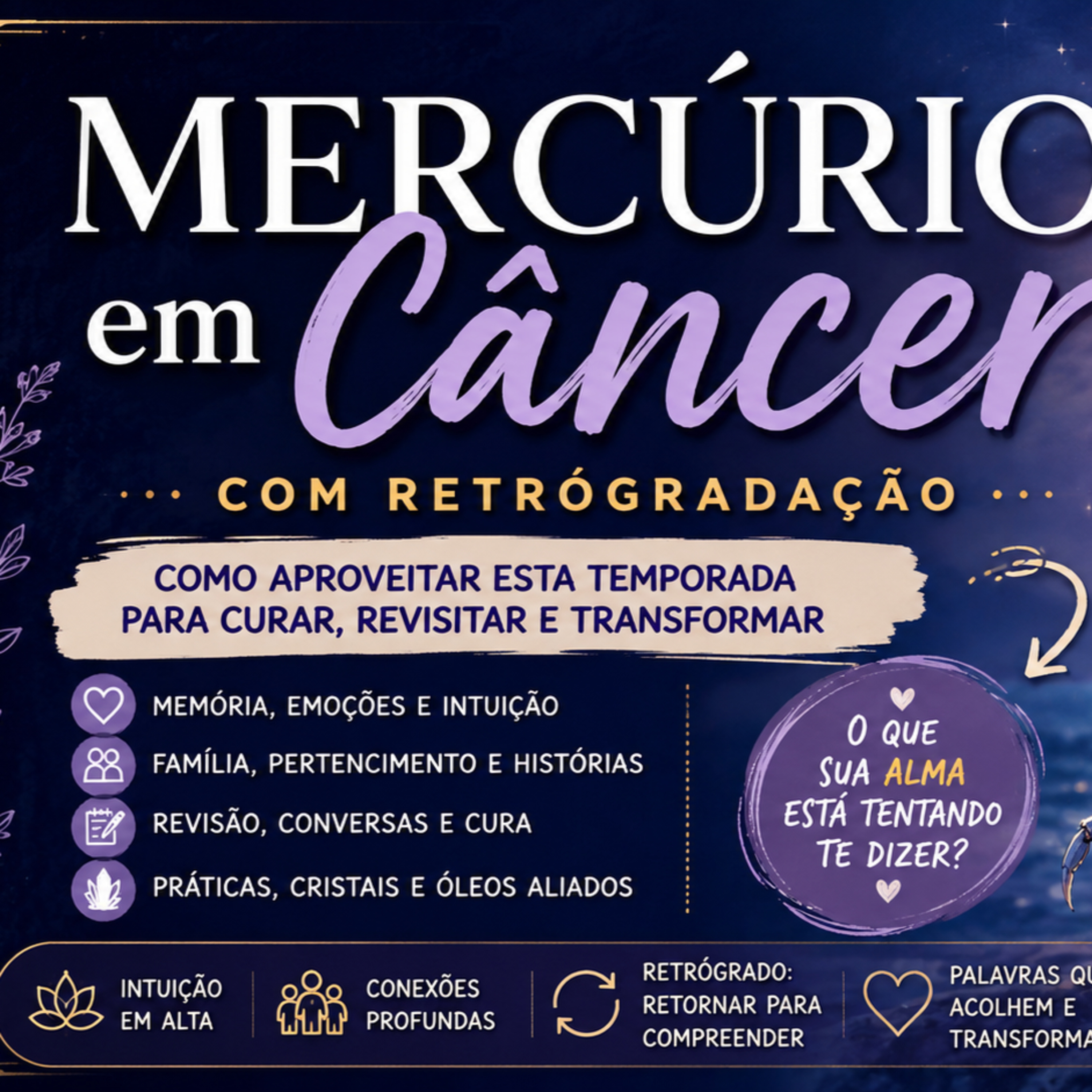 Temporada de Mercúrio em Câncer (Retrógrado) episode artwork