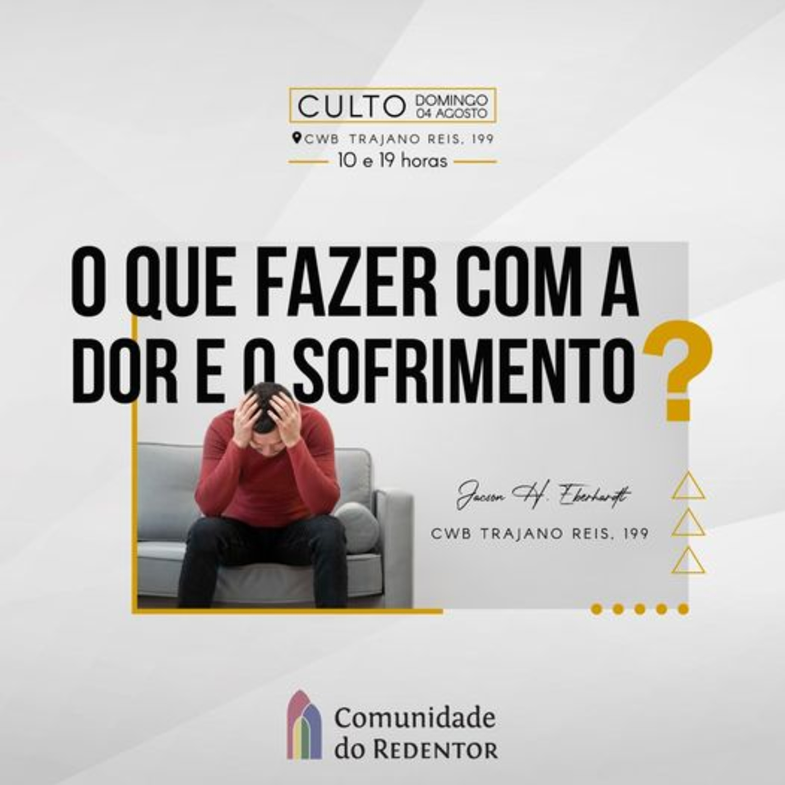 O Que Fazer Com A Dor E O Sofrimento | Jacson H Eberhardt episode artwork