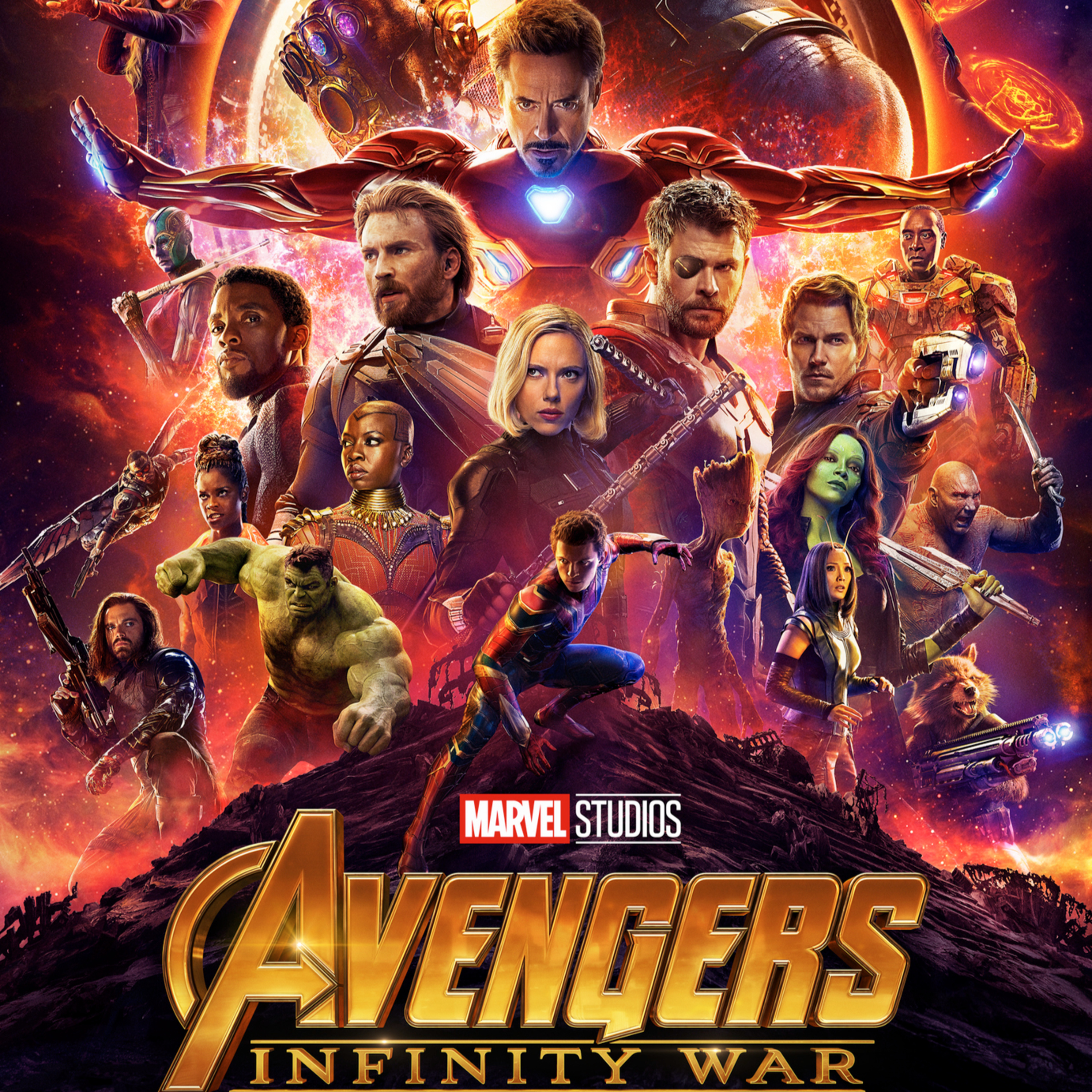 "Avengers: Infinity War" 5 years later episode artwork