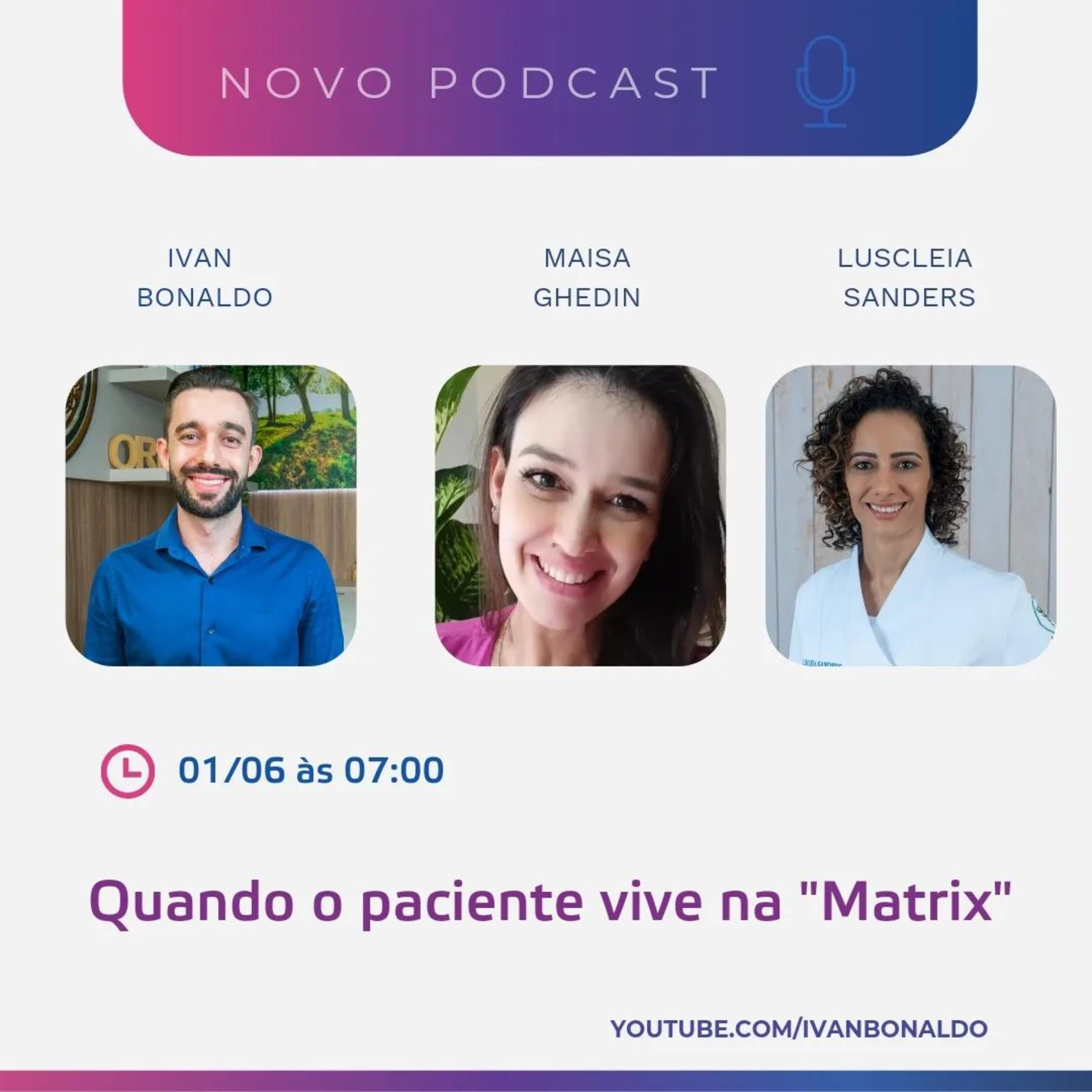 Como ajudar um paciente que vive na Matrix (mundo da lua) | Ivan Bonaldo EP 169 episode artwork