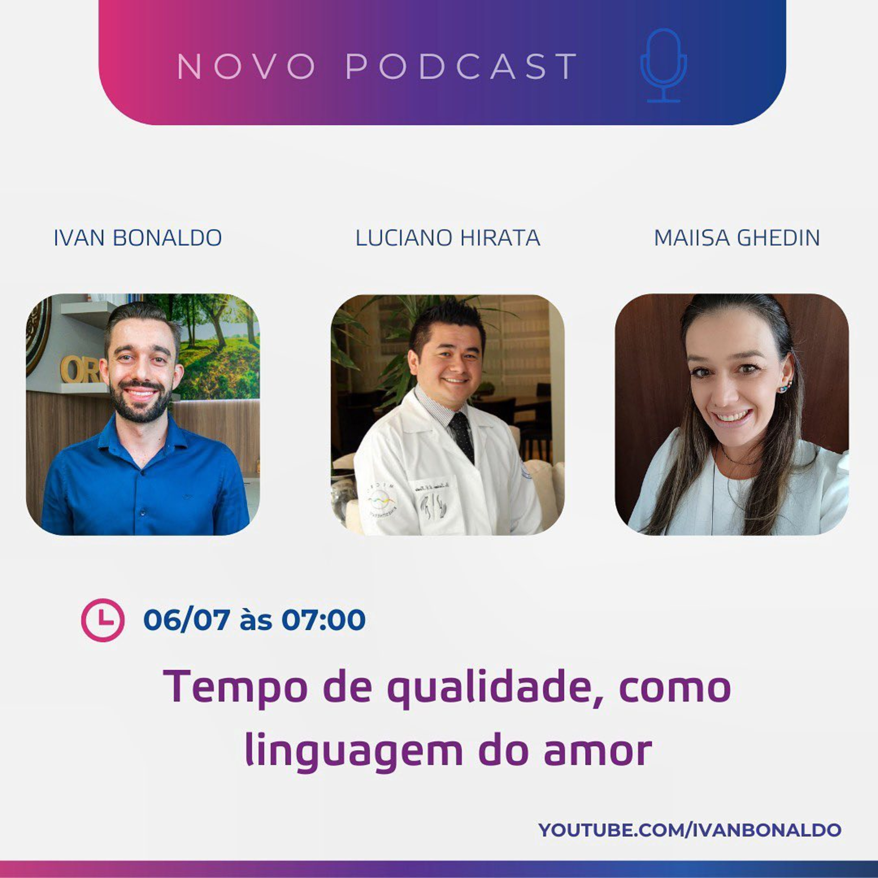 Tempo de qualidade como forma de amar | Ivan Bonaldo EP 174 episode artwork