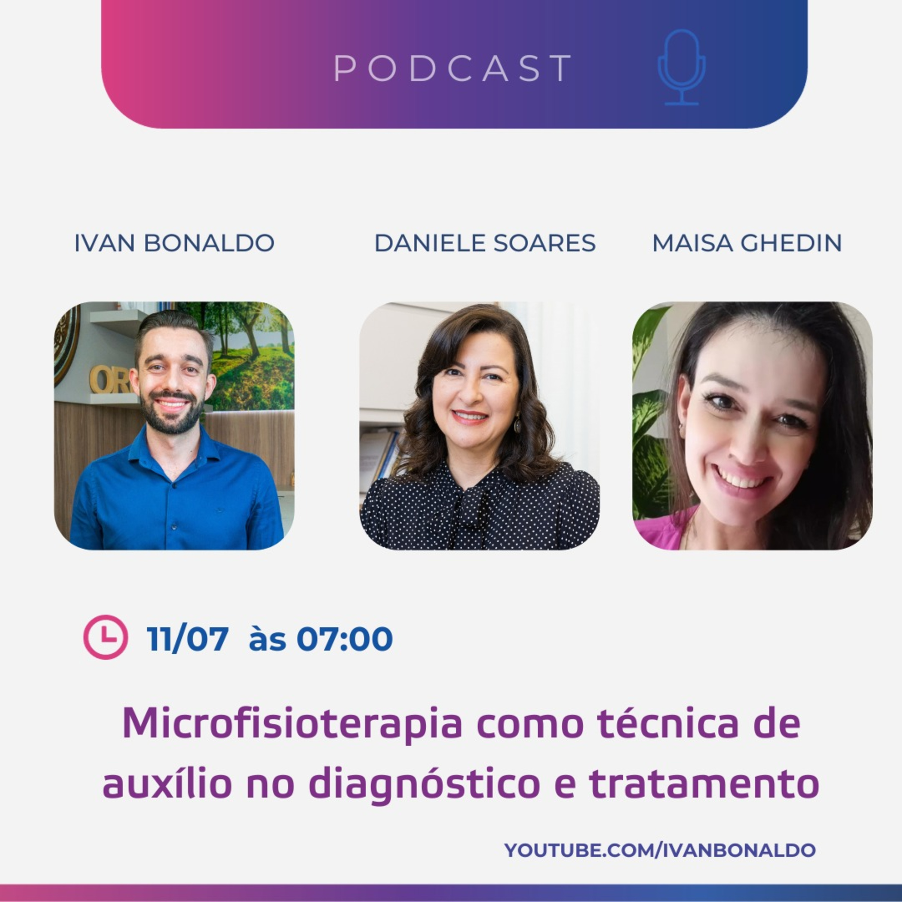 Microfisioterapia como técnica de auxílio no diagnóstico e tratamento | Ivan Bonaldo EP 199 episode artwork