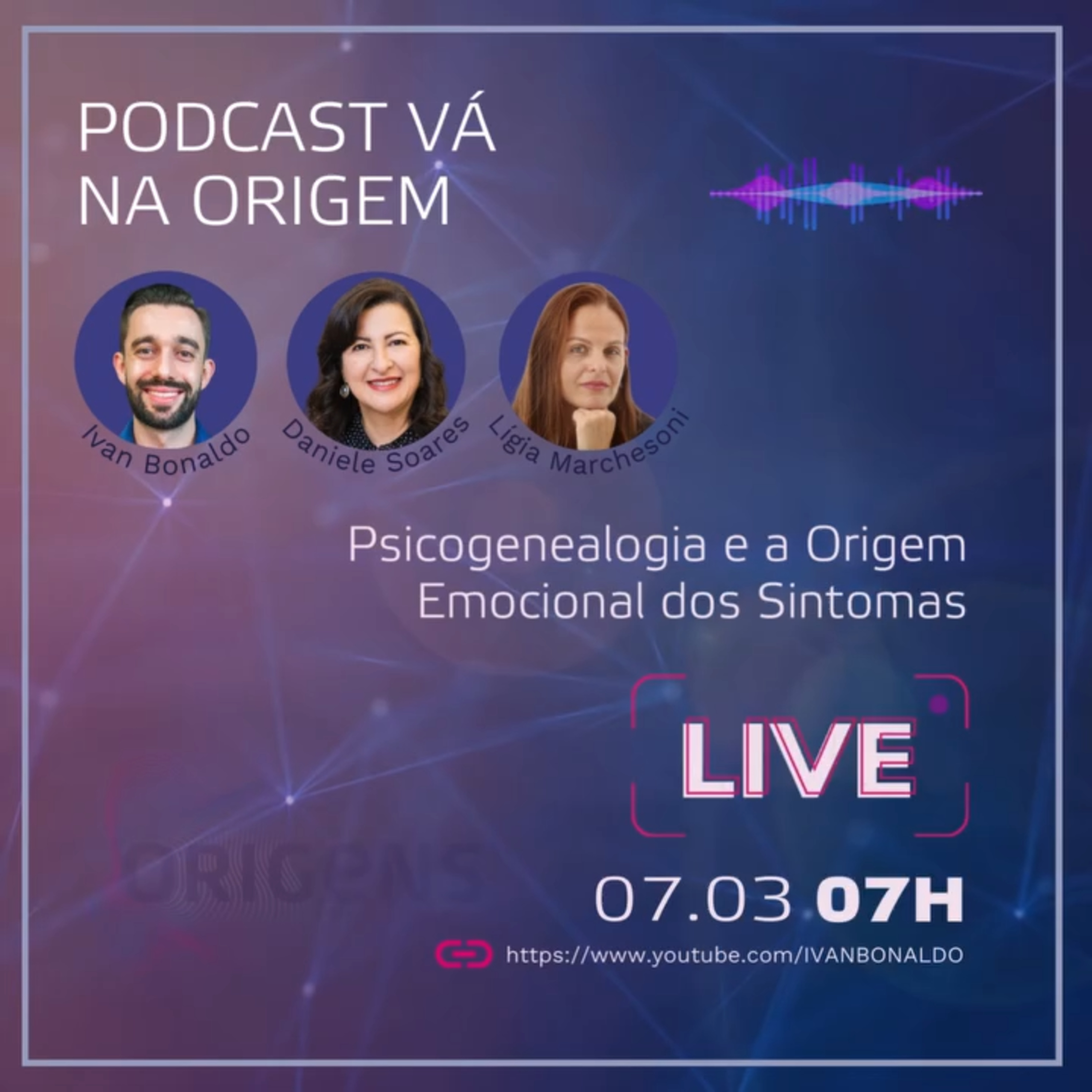 Psicogenealogia e a Origem Emocional dos Sintomas | Ivan Bonaldo EP 208 episode artwork