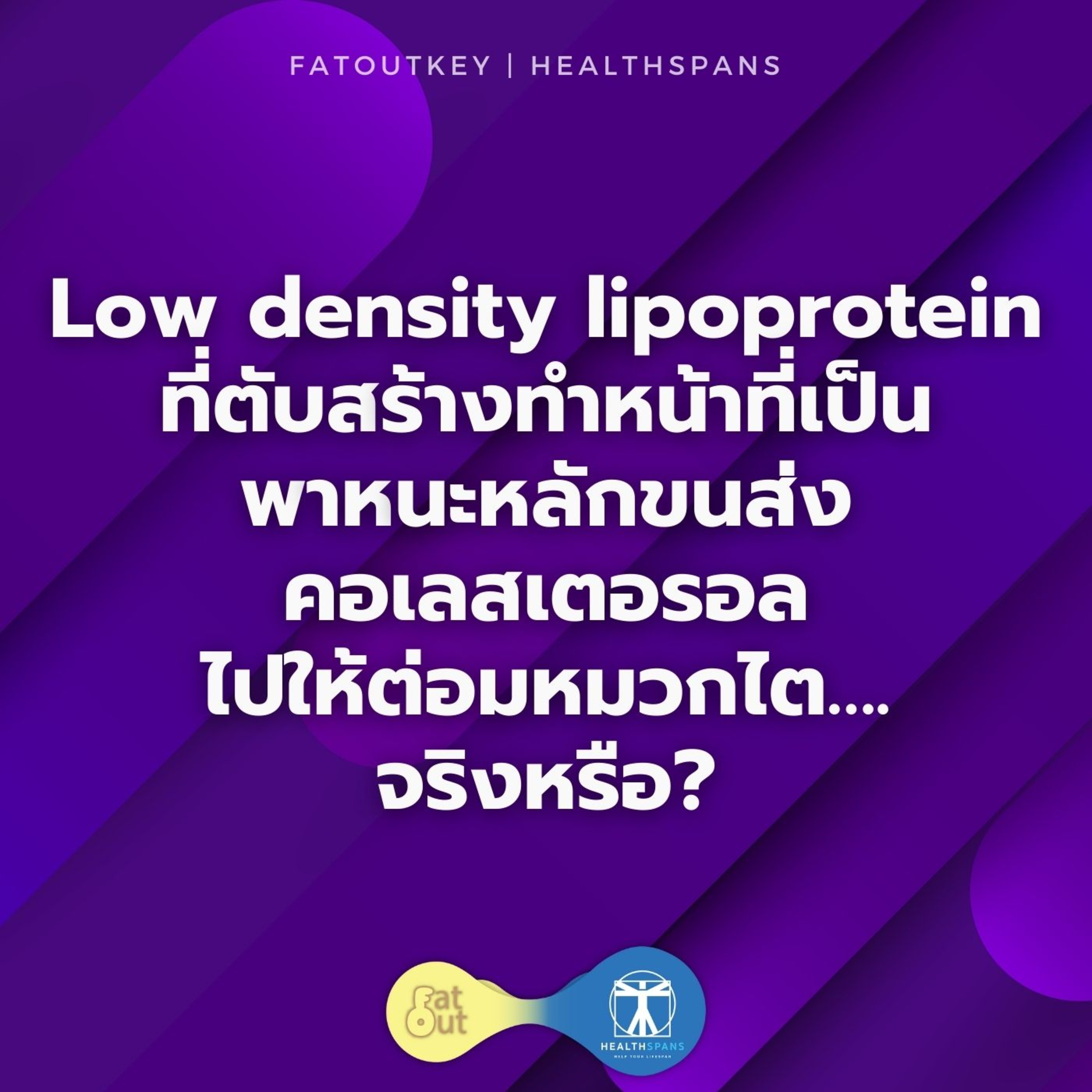Low density lipoprotein ที่ตับสร้าง ทำหน้าที่เป็นพาหนะหลักขนส่งคอเลสเตอรอลไปให้ต่อมหมวกไต….จริงหรือ?