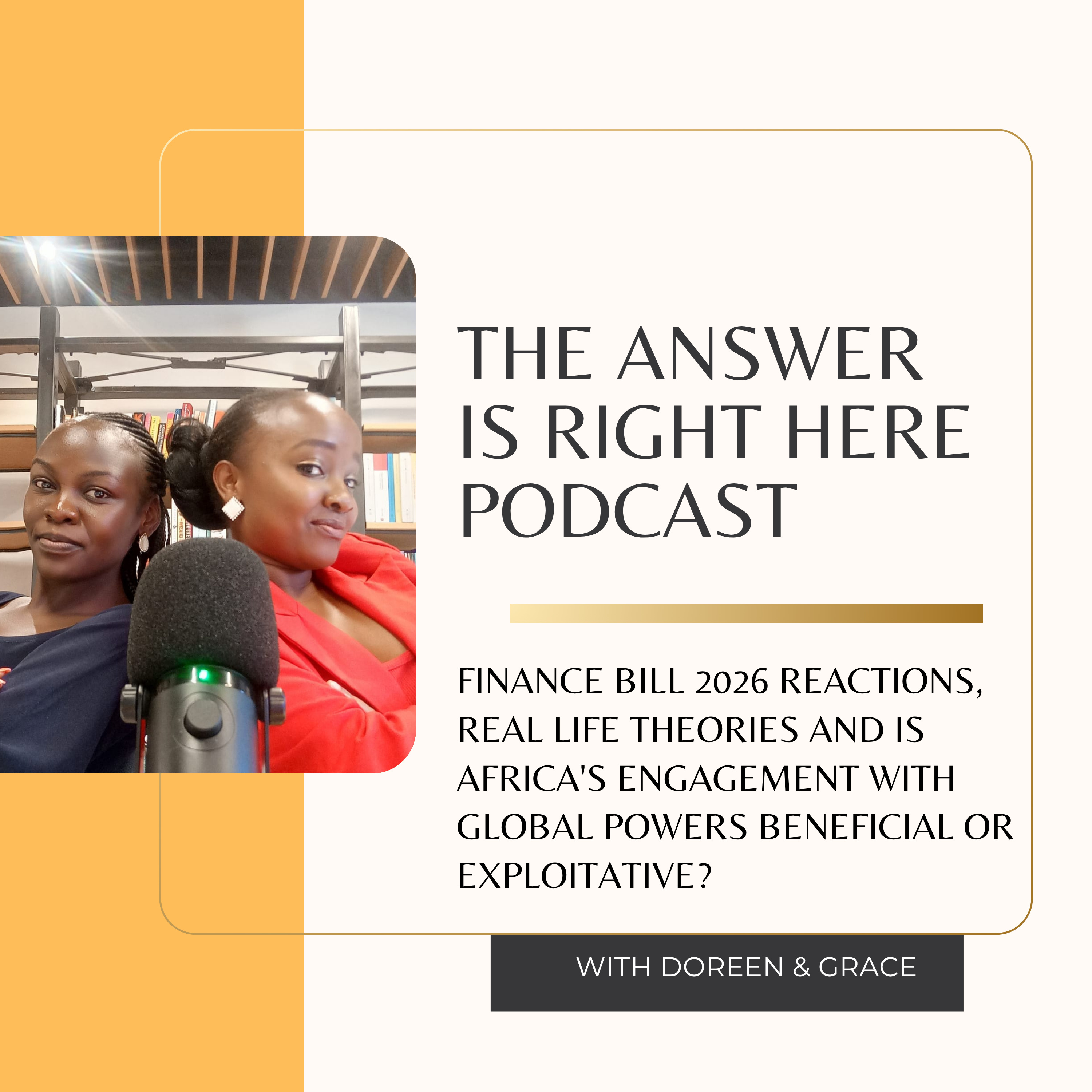 Finance Bill 2026 Reactions, Real Life Theories and Is Africa's Engagement with Global Powers Beneficial or Exploitative?  episode artwork