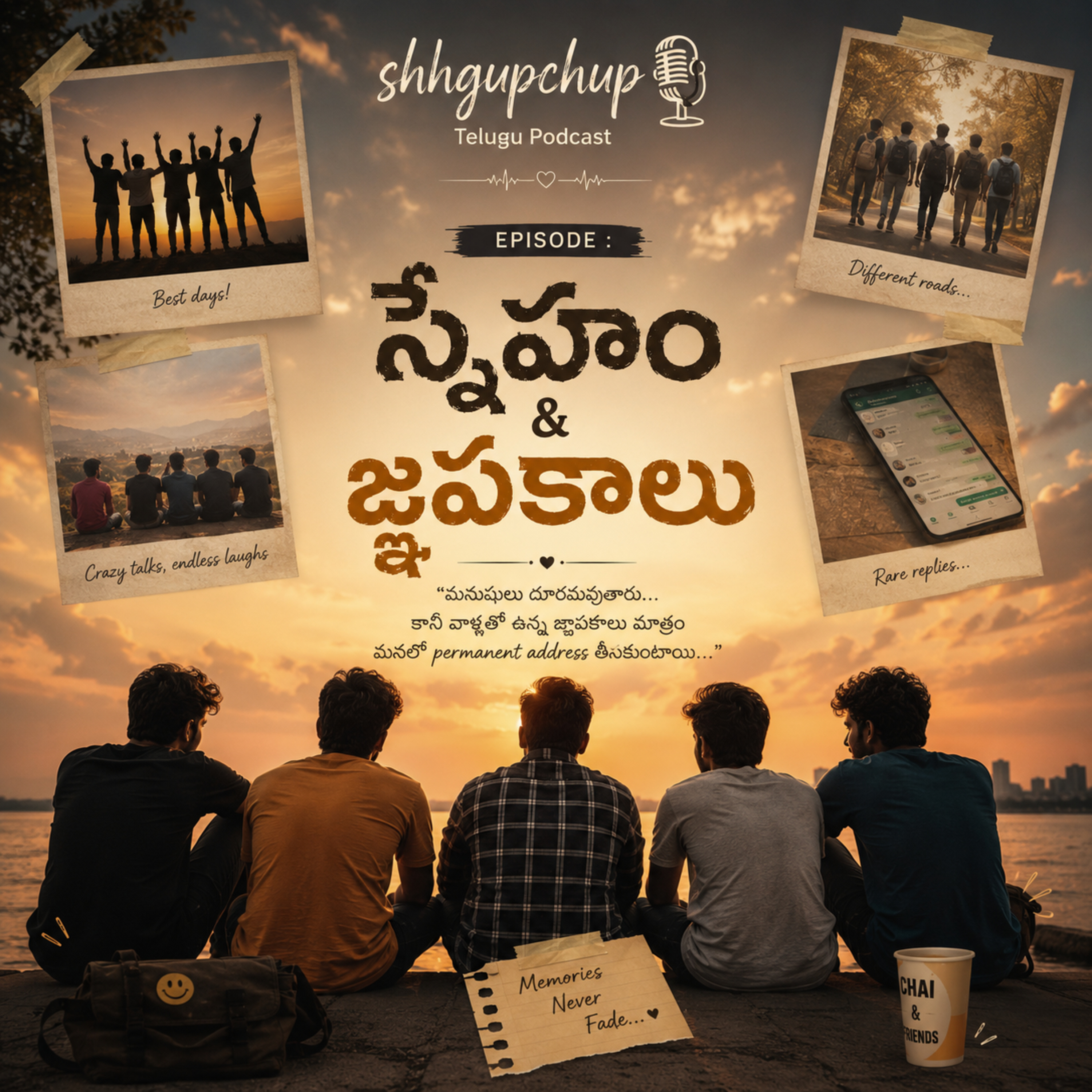 #162 స్నేహం & జ్ఞాపకాలు | Telugu Podcast | Telugu episode artwork