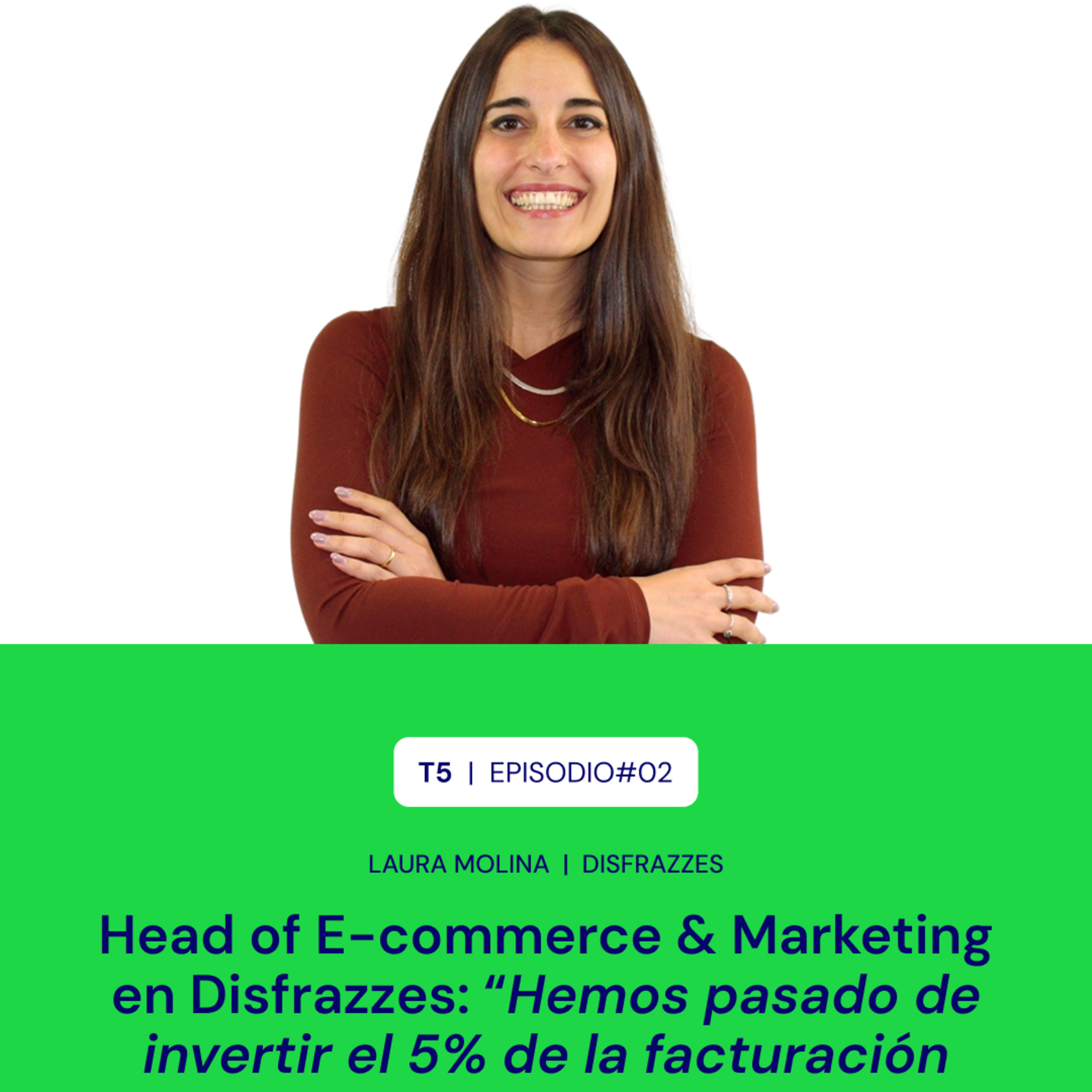 #69. ''Hemos subido la inversión del 5% al 12% de la facturación anual'' | Laura Molina de Disfrazzes