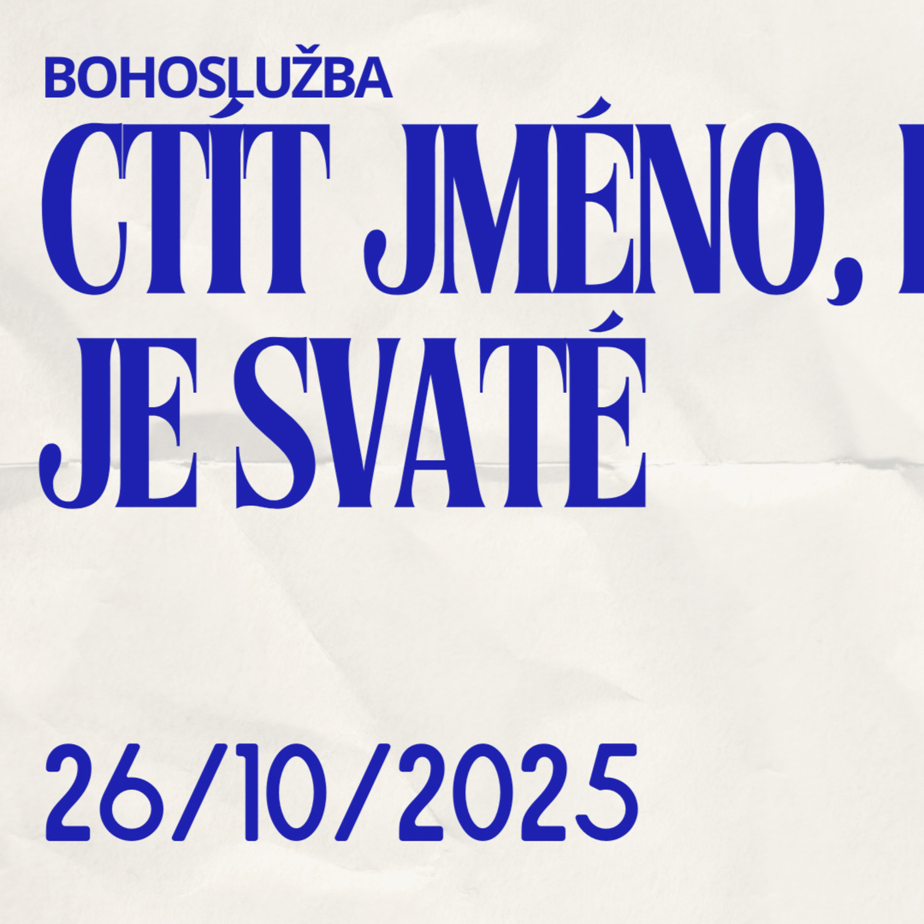 Ctít jméno, které je svaté - Jiří David episode artwork