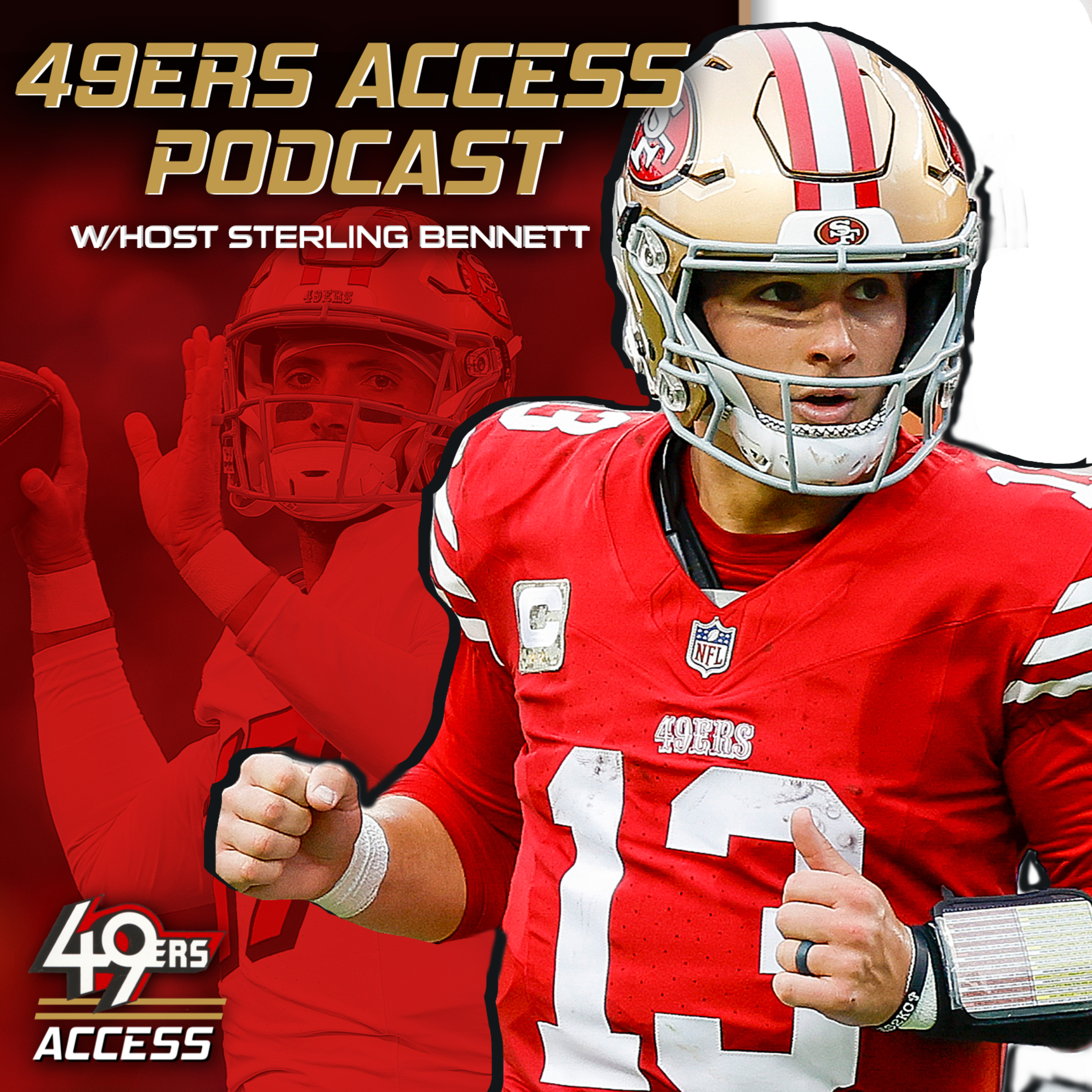 EMERGENCY POD: 49ers' QB Brock Purdy ruled OUT for Sunday's game vs. Packers episode artwork