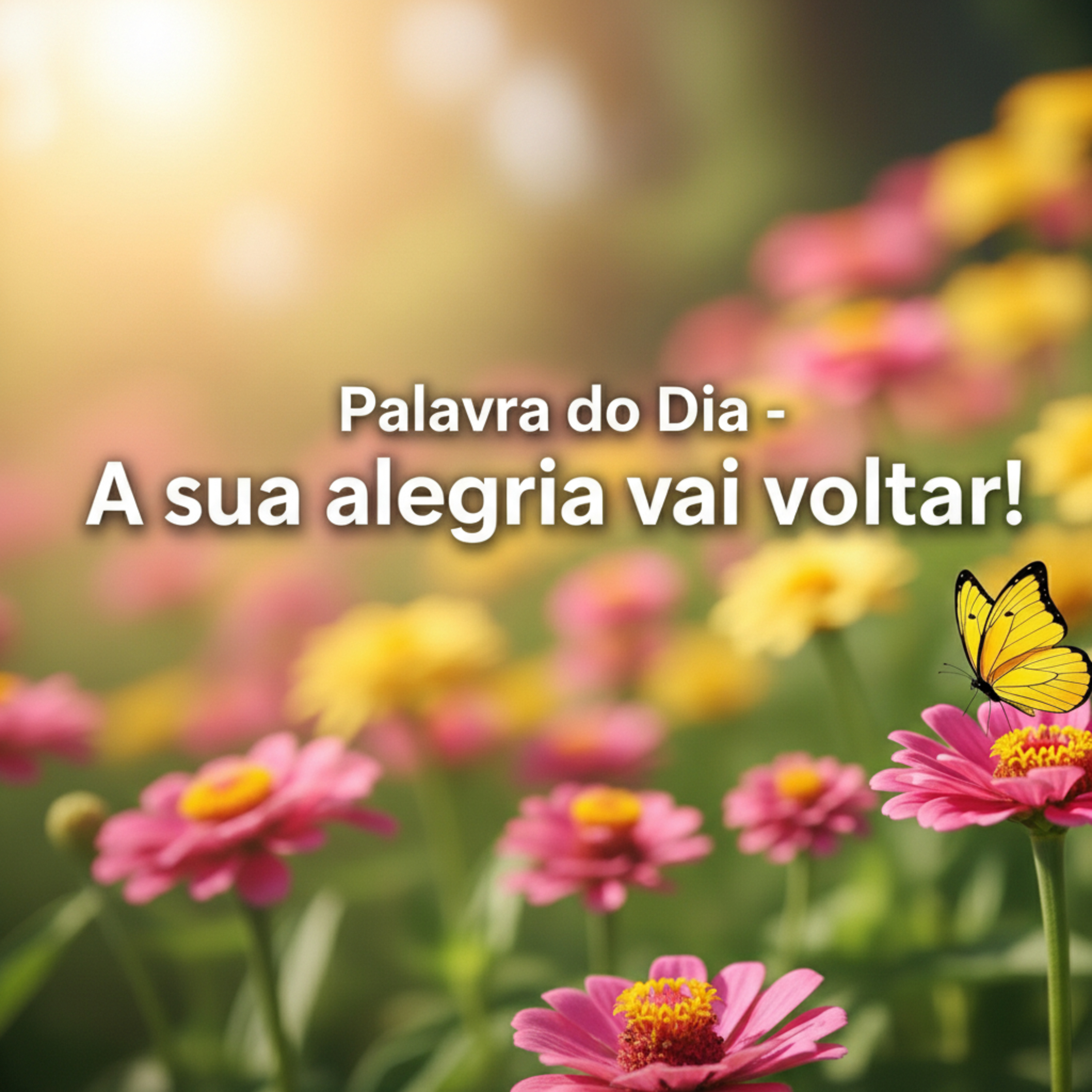 Palavra do Dia de Hoje 22/02 - Sua alegria vai voltar! 😍