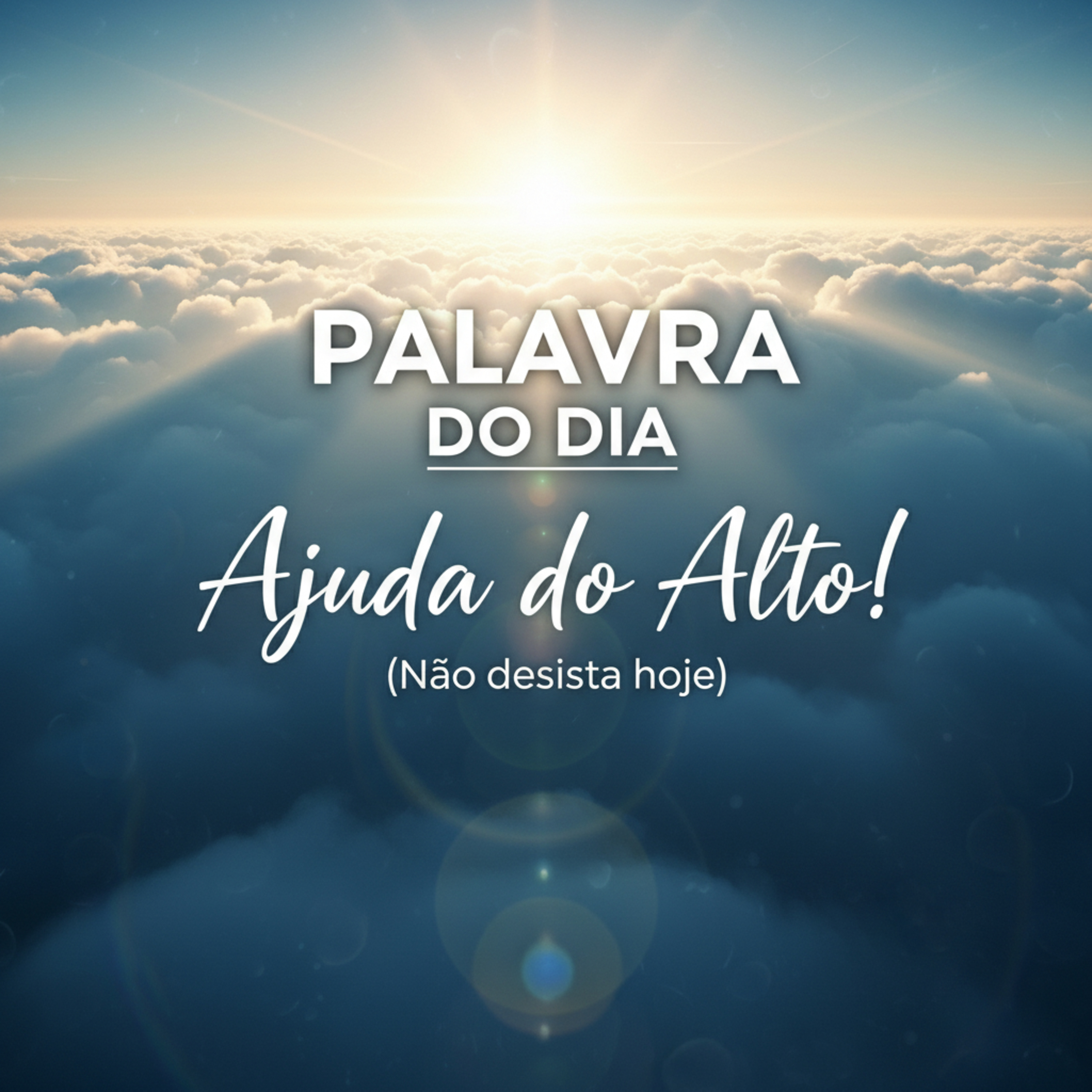 Palavra do Dia de Hoje - O Socorro Que Vem do Alto (05 de Março de 2026)