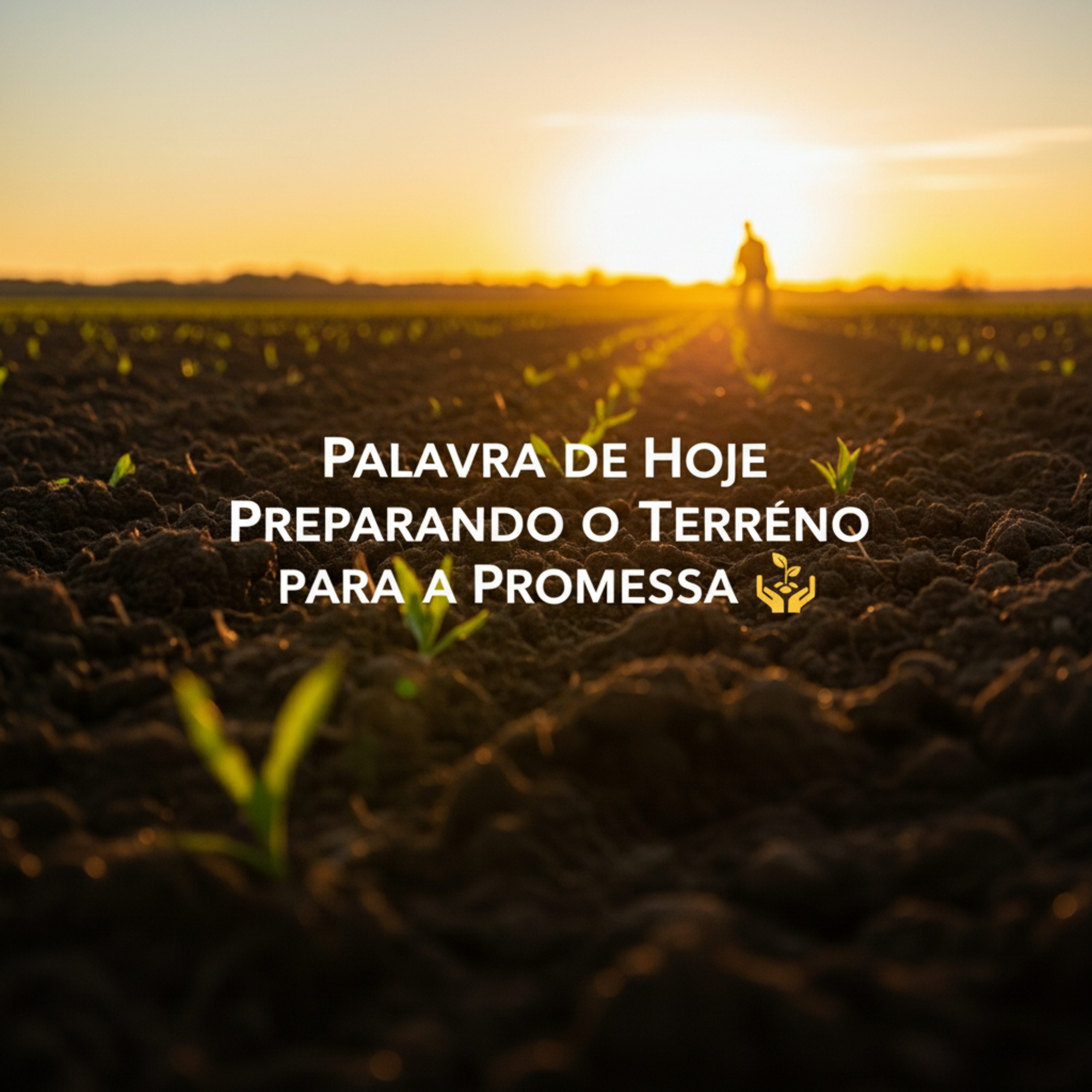 Palavra do Dia de Hoje - Preparando o Terreno para a Promessa - 07 de Março de 2026