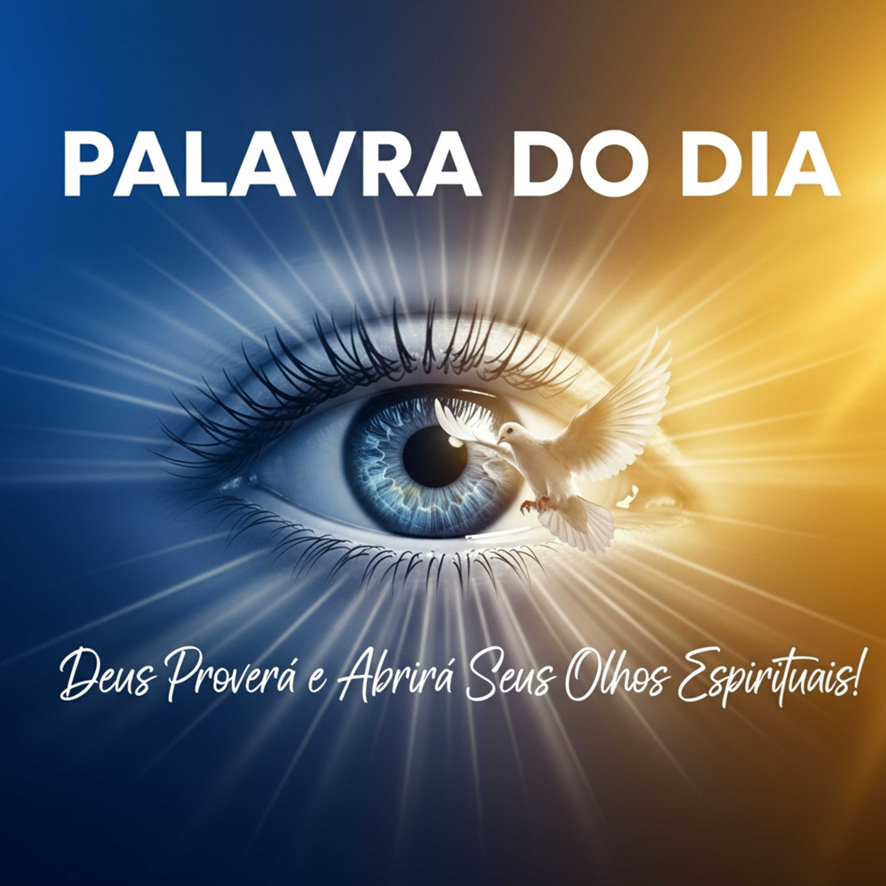 Palavra do Dia de Hoje - Deus Provê e Abre seus Olhos Espirituais!