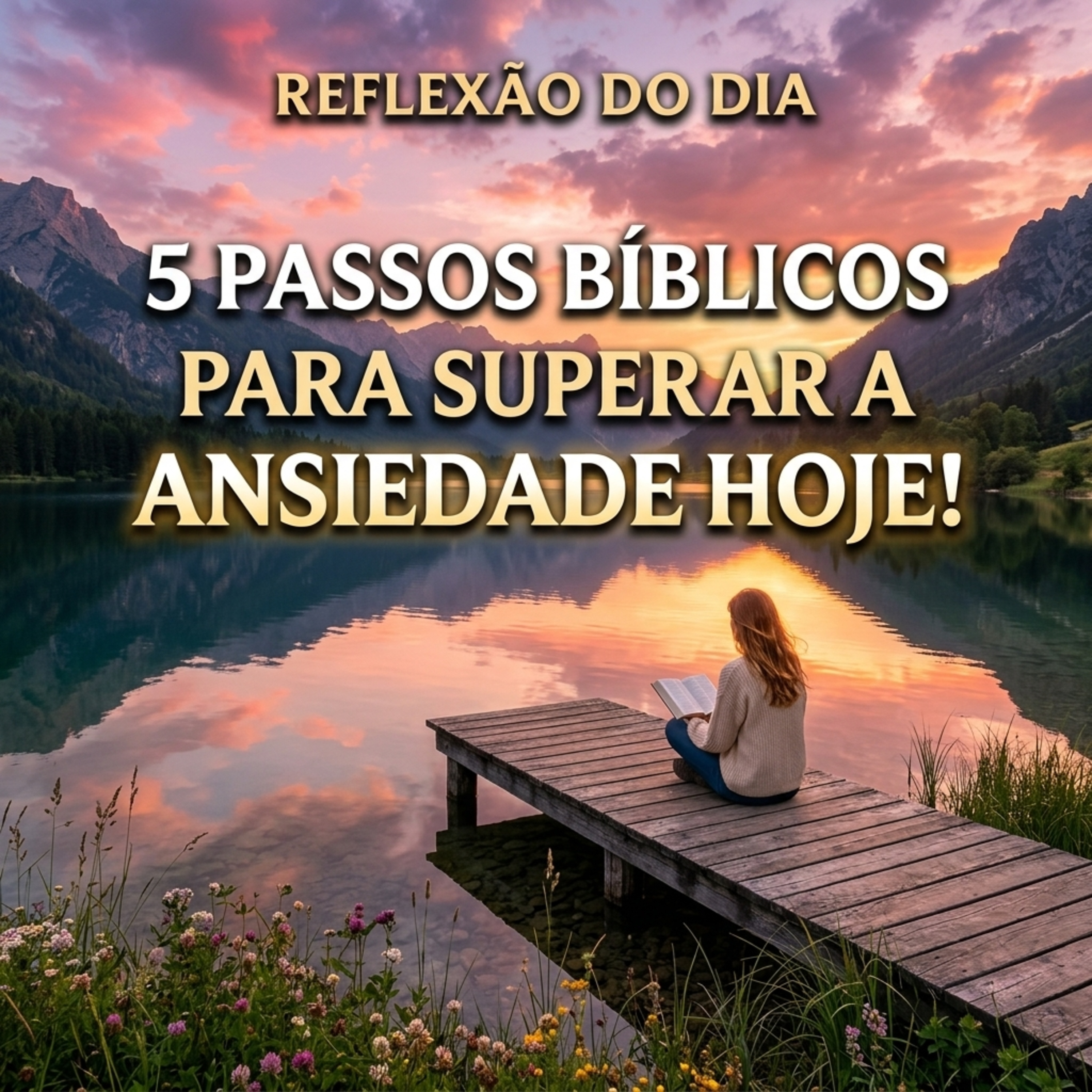Palavra é Vidas | 5 Passos Bíblicos para Vencer a Ansiedade Hoje! (Reflexão do Dia Hoje)