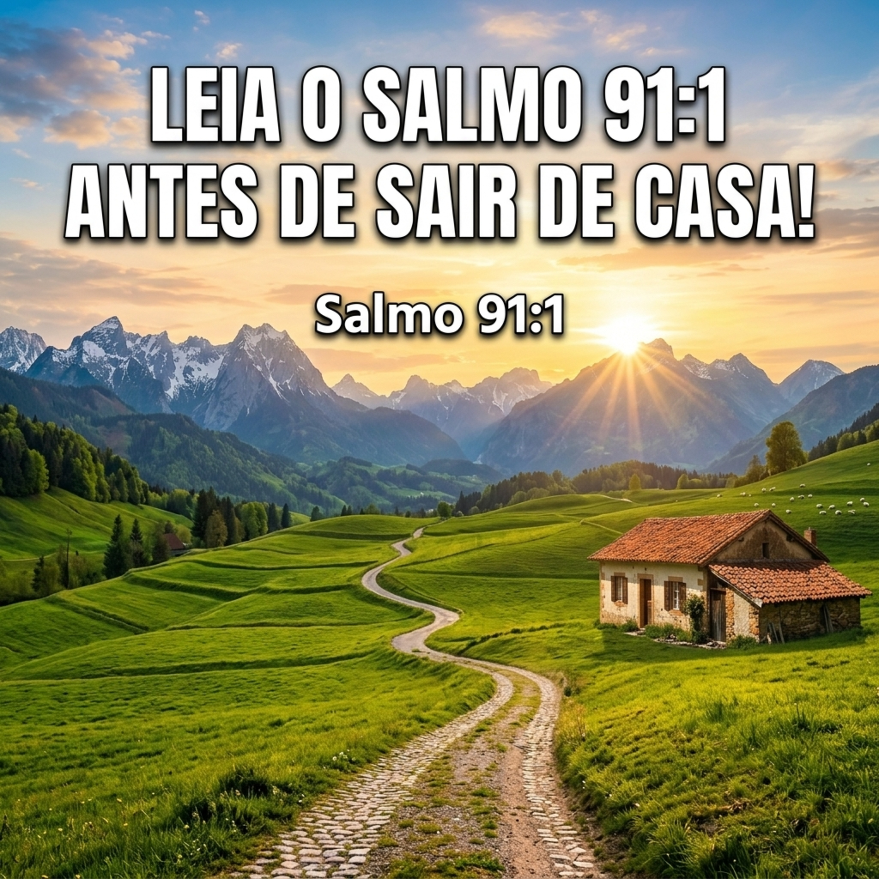 Palavra do Dia Hoje - Leia o Salmos 91_1 Antes de Sair de Casa #salmos91