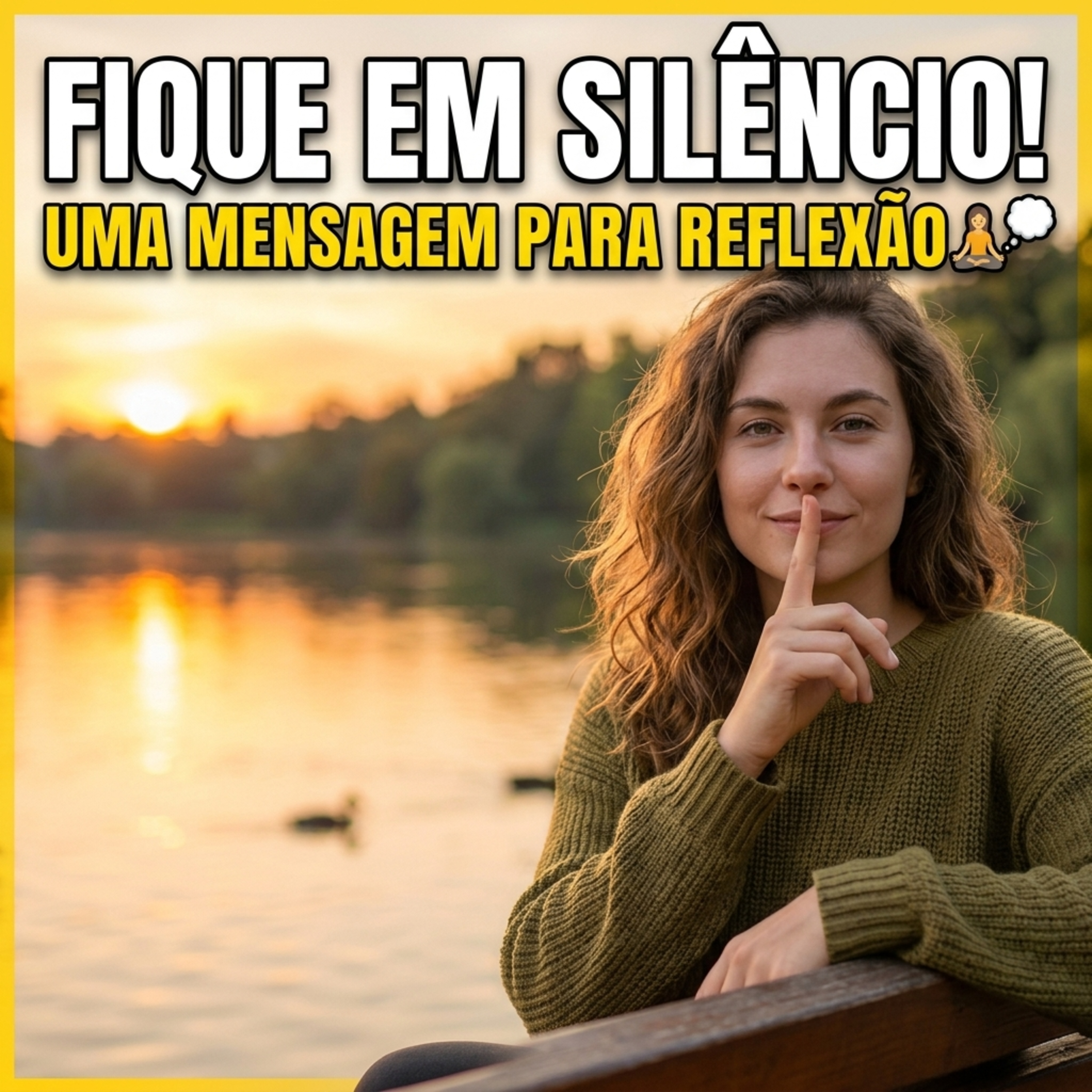Palavra do Dia de Hoje - Fique em Silêncio - Deus está Trazendo Novas Oportunidades! 🤫 (Salmo 37:7)