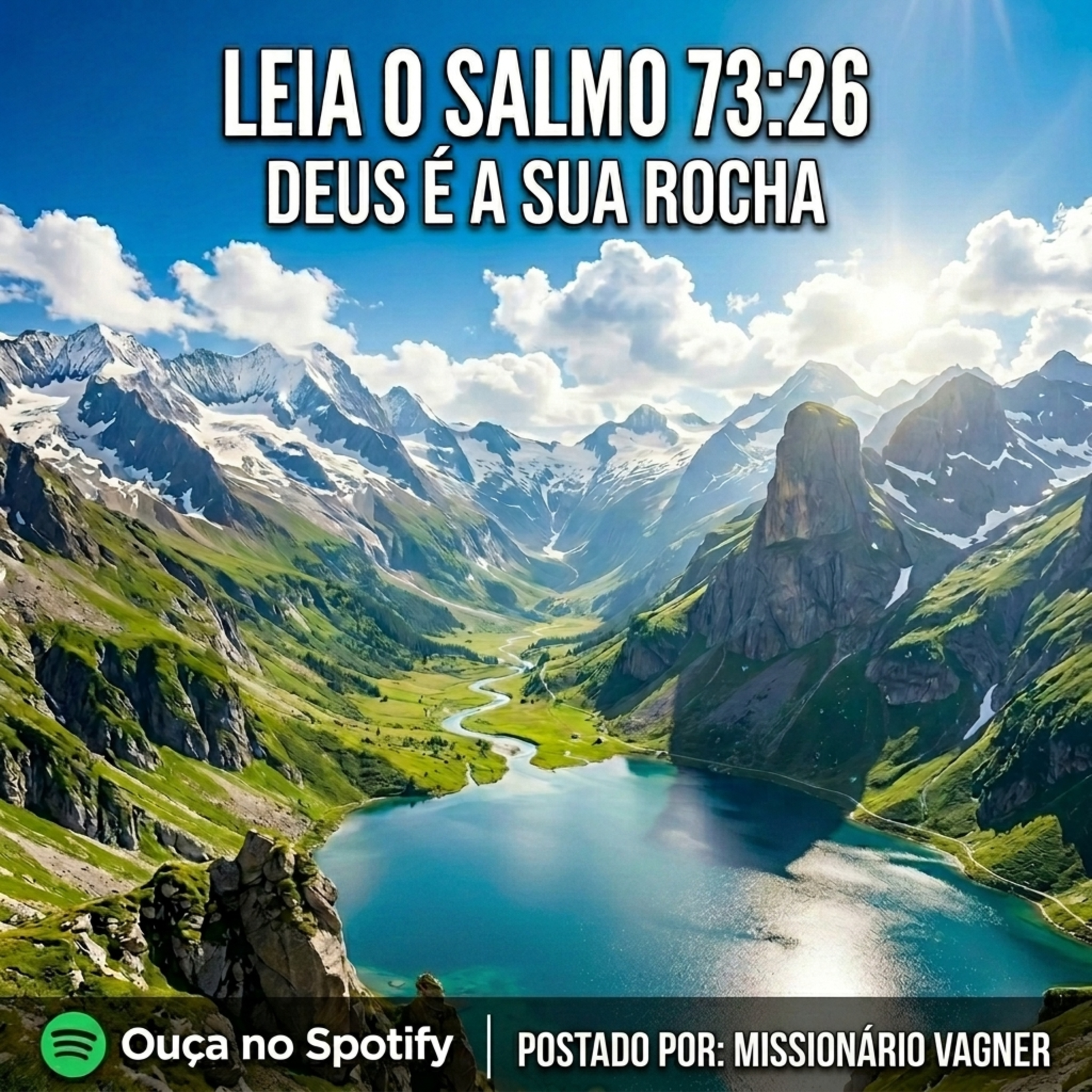 Palavra é Vidas | Quando as suas forças acabarem, leia o Salmo 73:26! 💪(Deus é a sua Rocha)