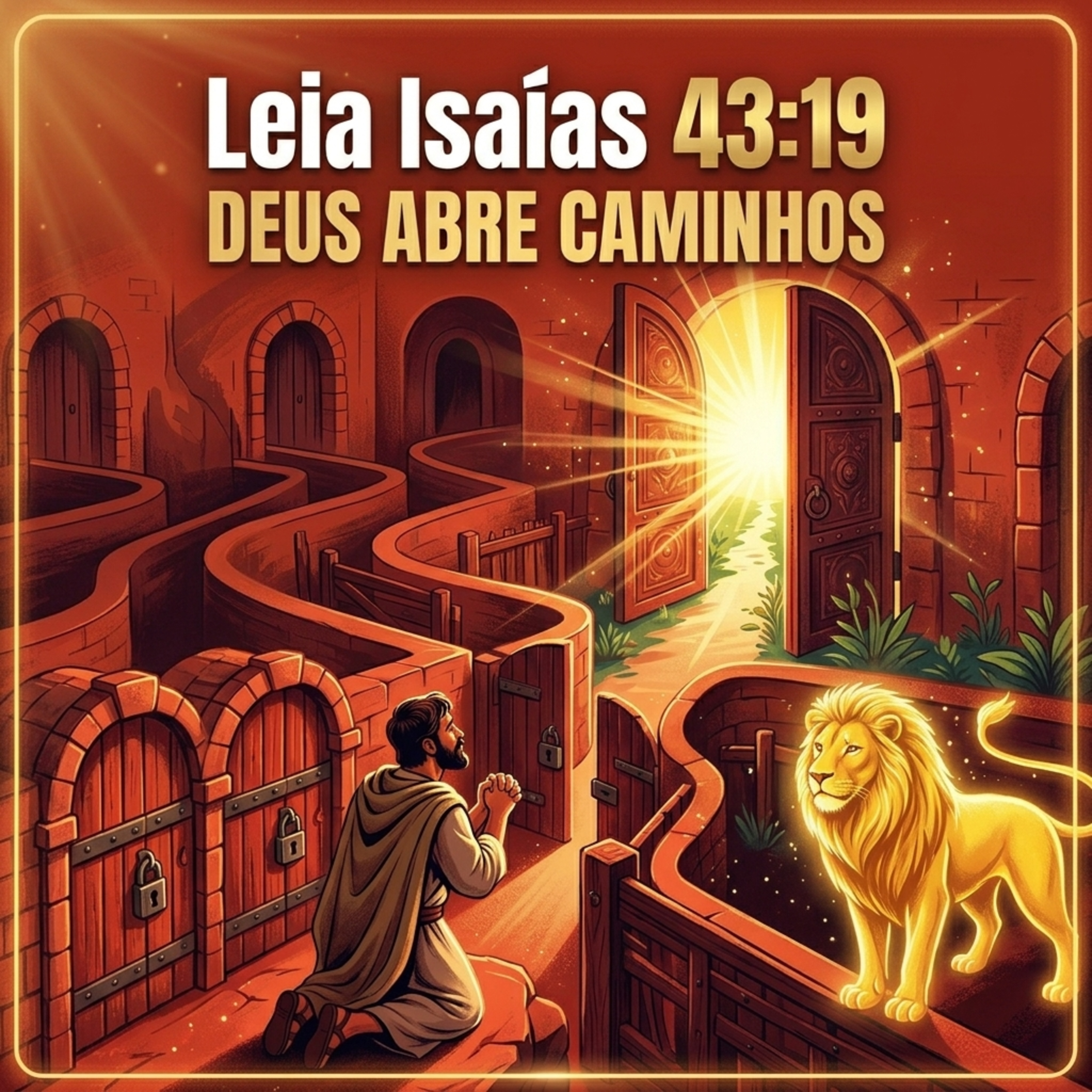 Palavra do Dia Hoje - Deus Abre Caminhos Onde o Cenário Mostra Portas Fechadas!