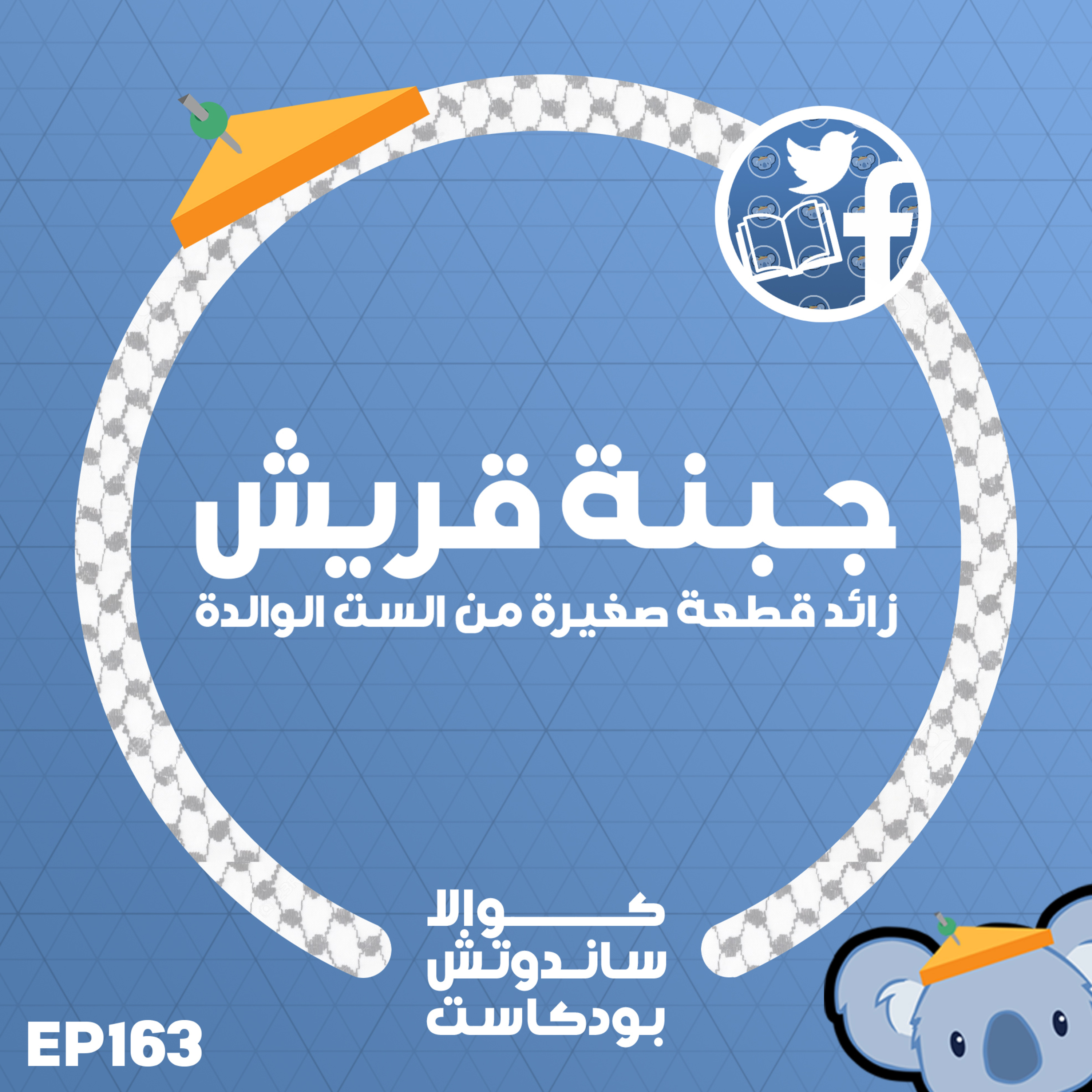 163 جبنة قريش زائد قطعة صغيرة من الست الوالدة