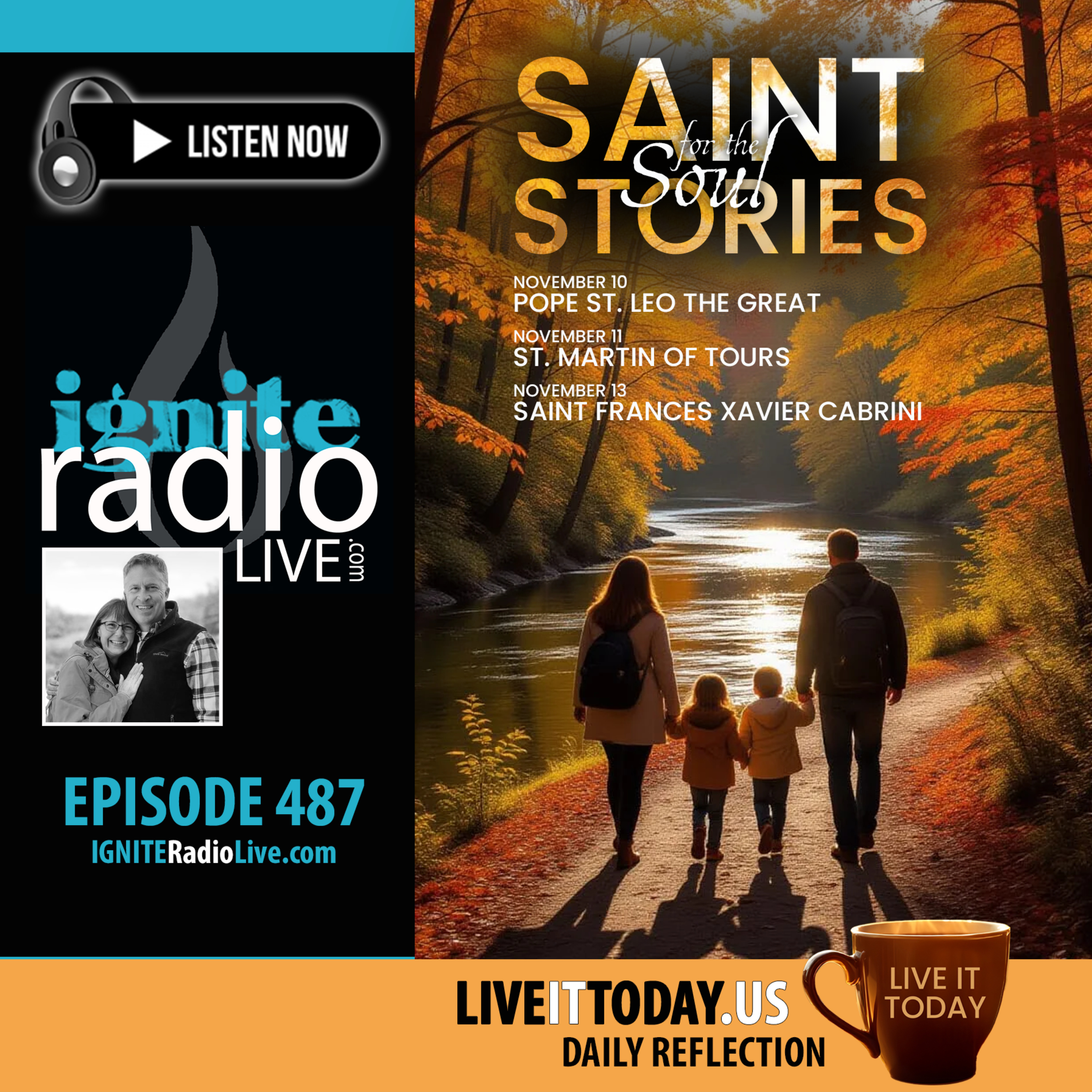 Saint Stories for the Soul: Sts. Leo the Great, Martin of Tours, Francis Cabrini (Ep. 487)