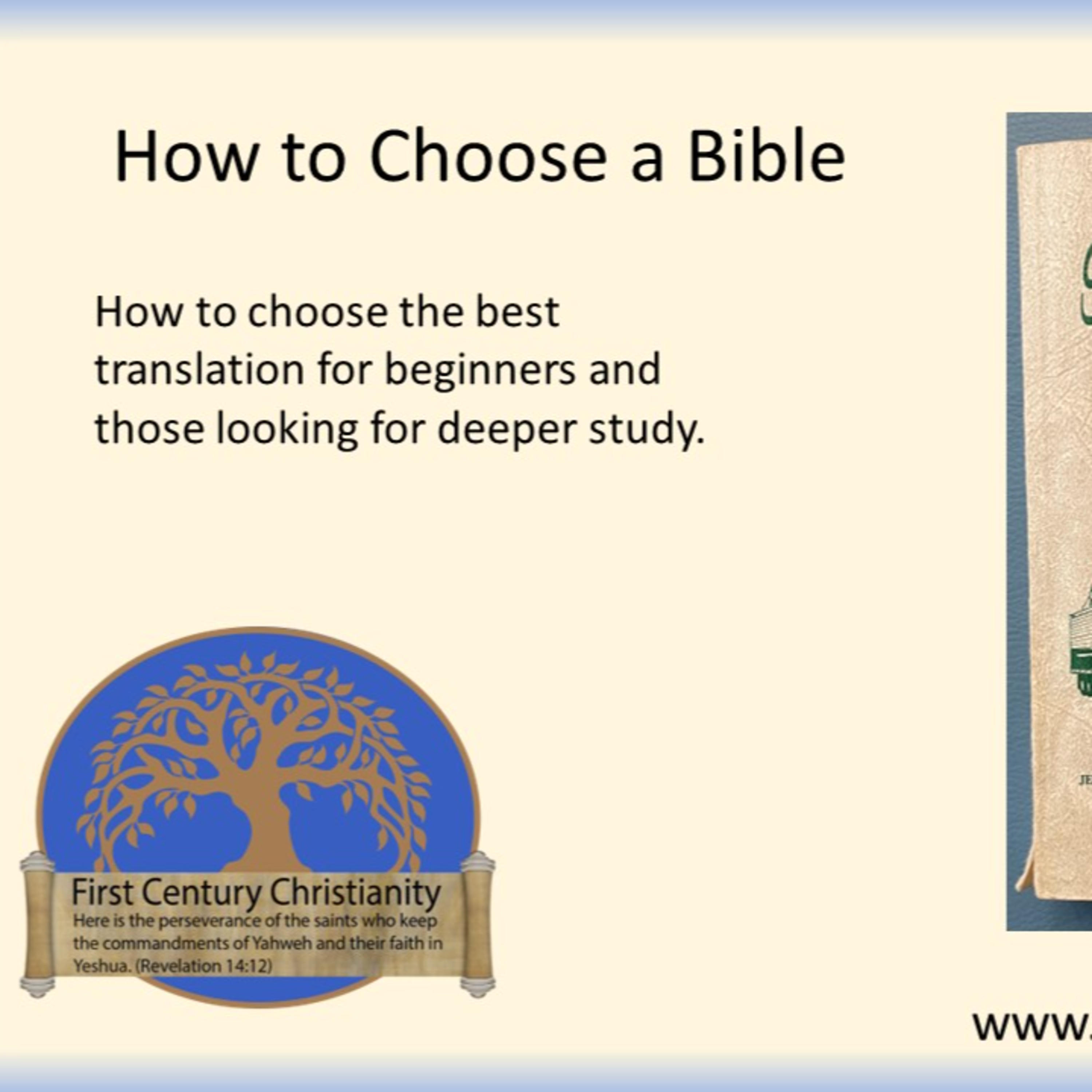 How to Choose a Bible episode artwork