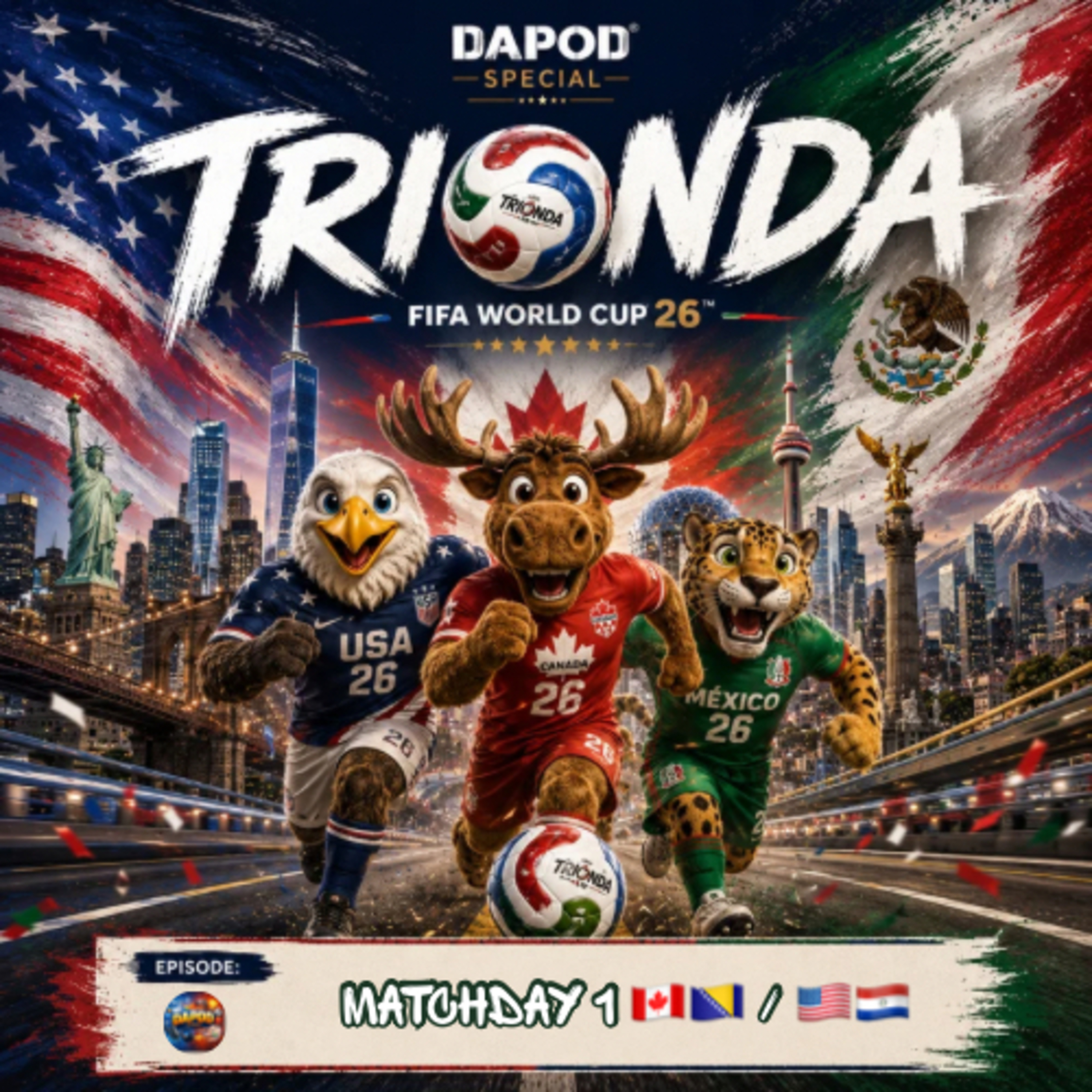 Trionda 07: Preview Matchday 1 🇨🇦🇧🇦/🇺🇸🇵🇾 episode artwork