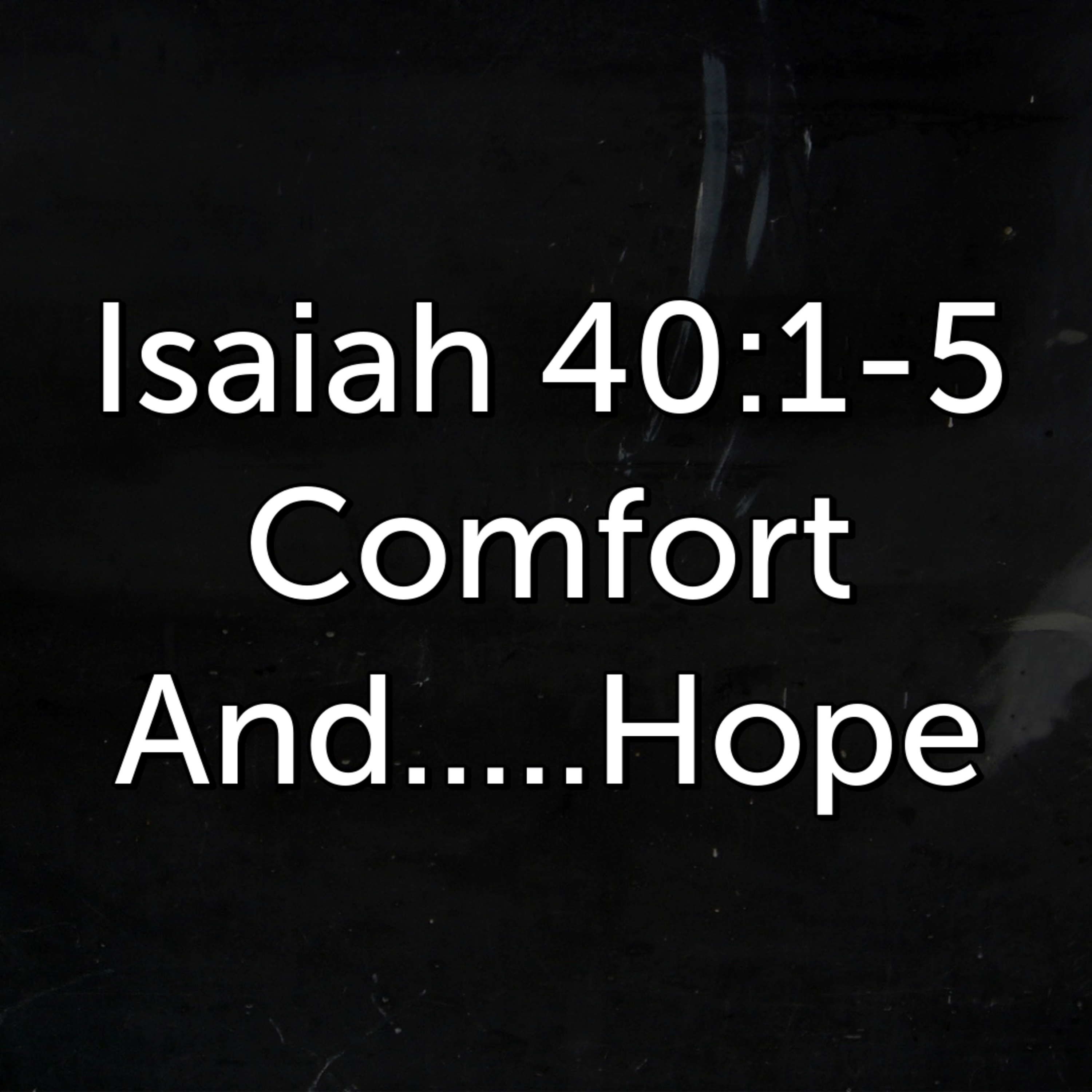 Comfort And.....Hope episode artwork