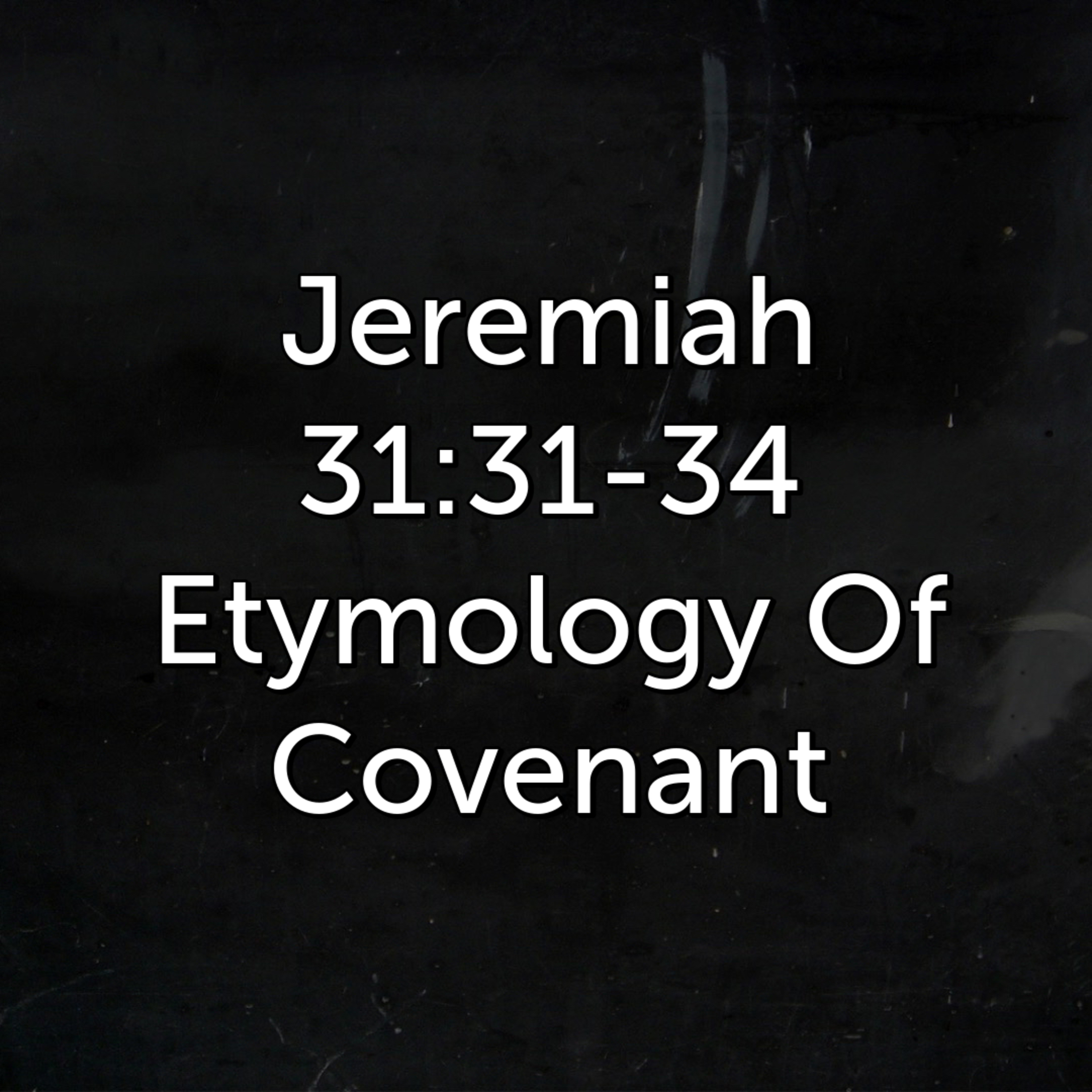 Etymology of "Covenant" episode artwork